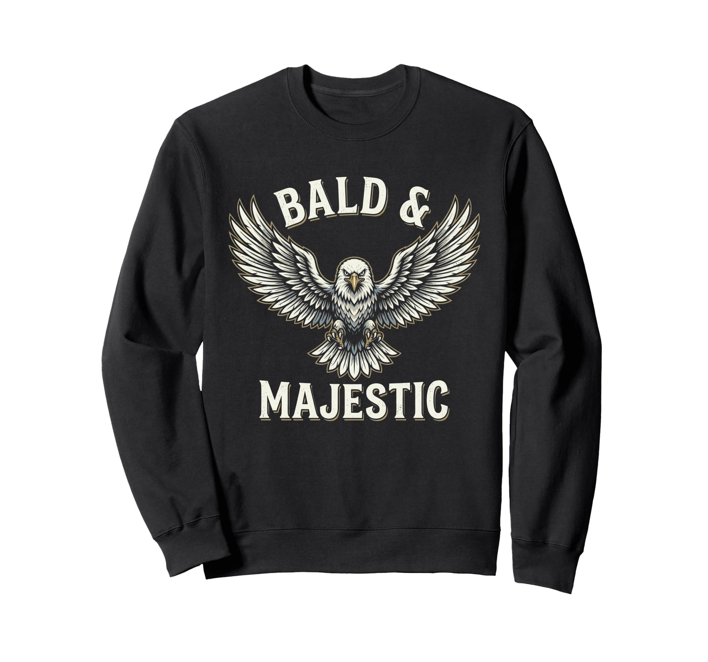 Bald Majestic Sexy Bald Guy Funny Sweatshirt - Aesthetic Graphic Men Women - T-Shirt, Sweatshirt, Hoodie