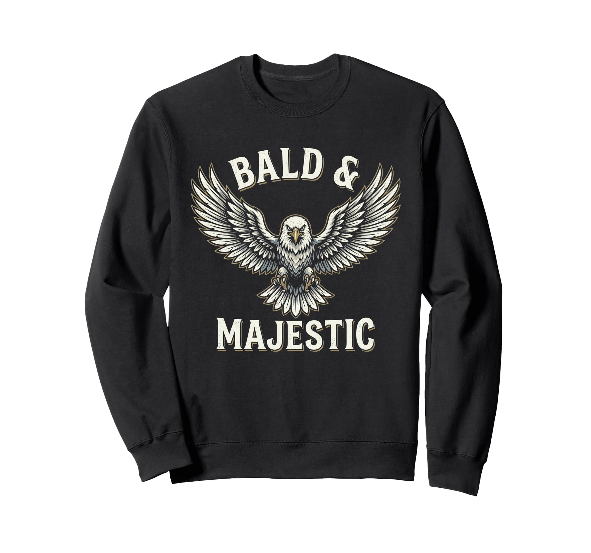 Bald Majestic Sexy Bald Guy Funny Sweatshirt - Aesthetic Graphic Men Women - T-Shirt, Sweatshirt, Hoodie