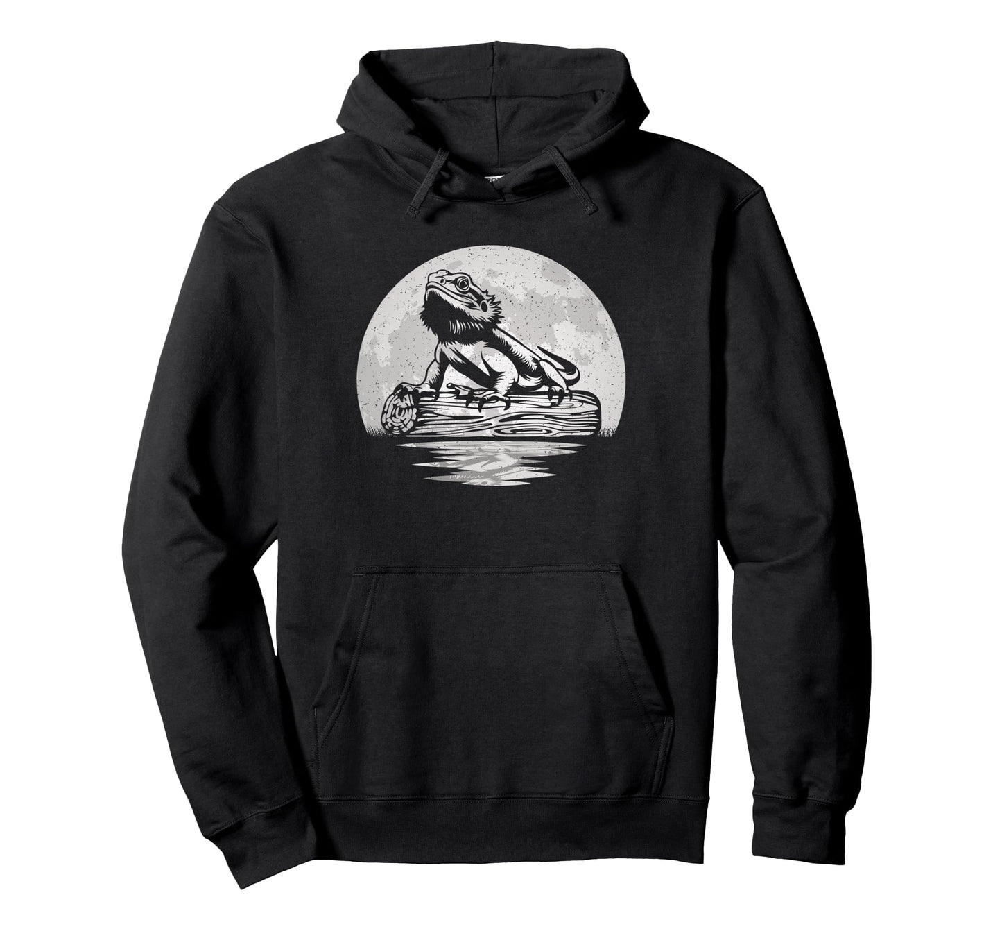 Moon Bearded Dragon Bearded Dragon Hoodie - Minimalist Print for Adults - T-Shirt, Sweatshirt, Hoodie