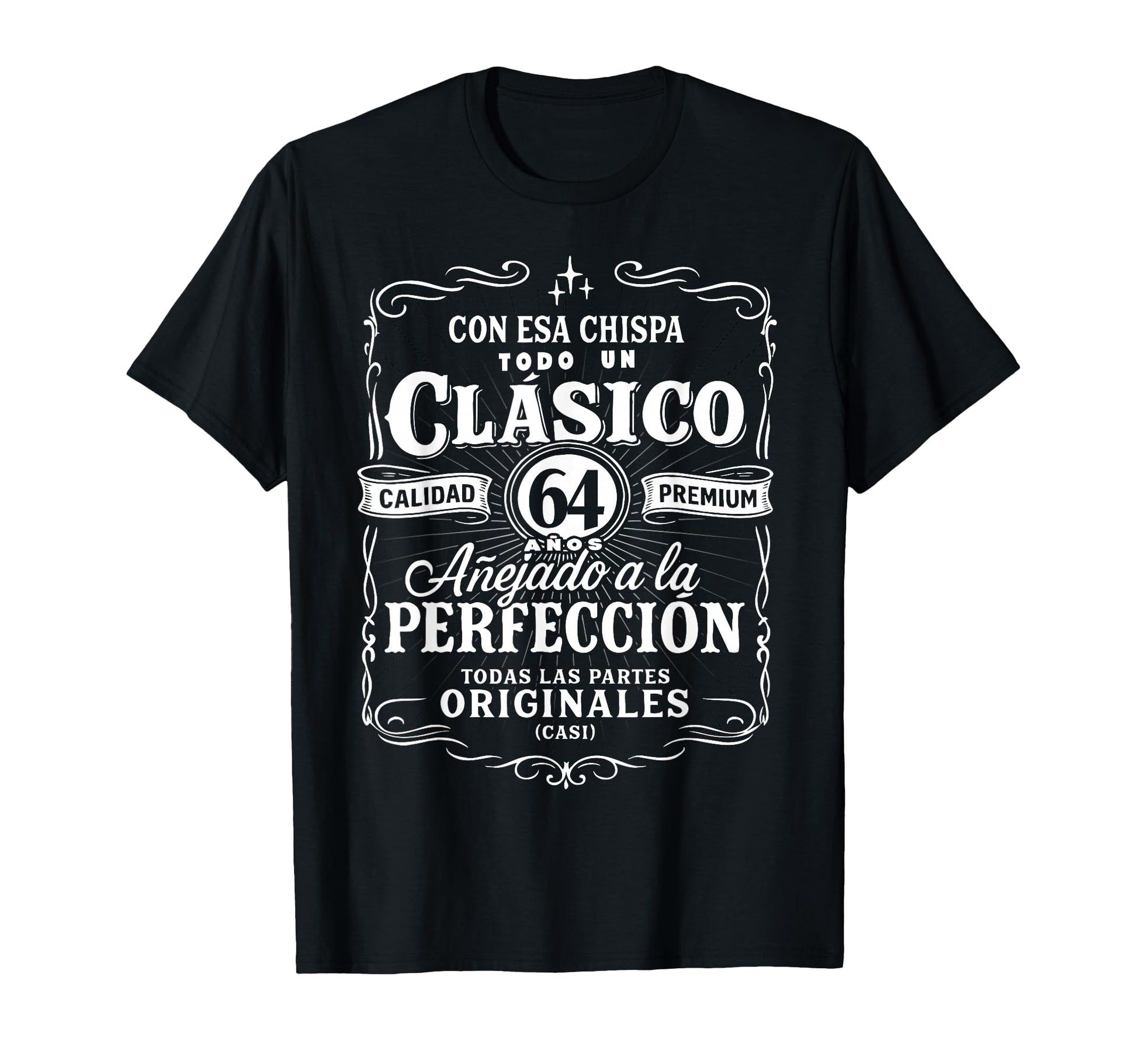 64Th Birthday Funny Cumplea Os 64 T-Shirt - Aesthetic Graphic Men Women - T-Shirt, Sweatshirt, Hoodie