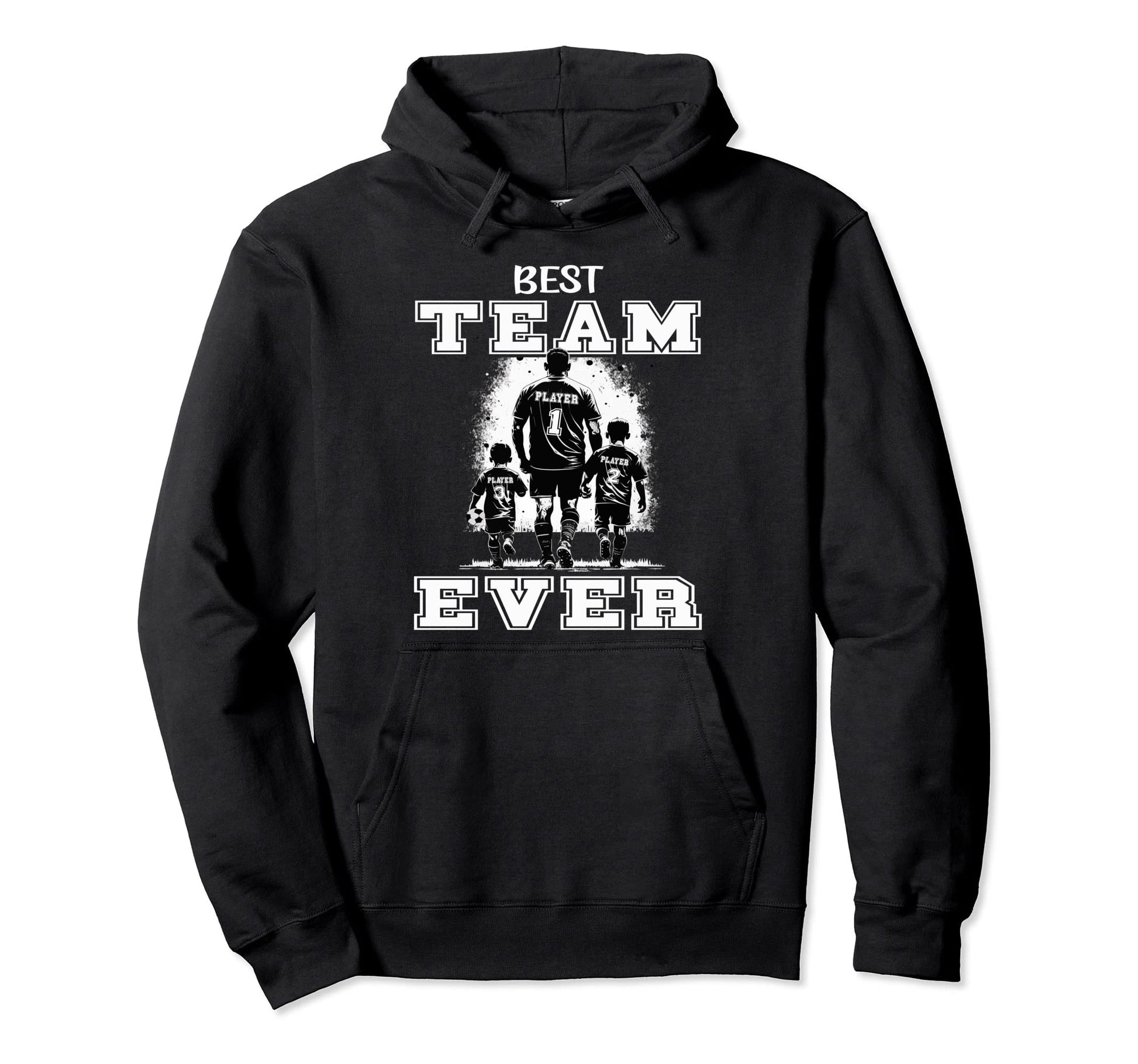 Football Papa Best Team Ever 2 S Hne Hoodie - Streetwear Style for Adults - T-Shirt, Sweatshirt, Hoodie