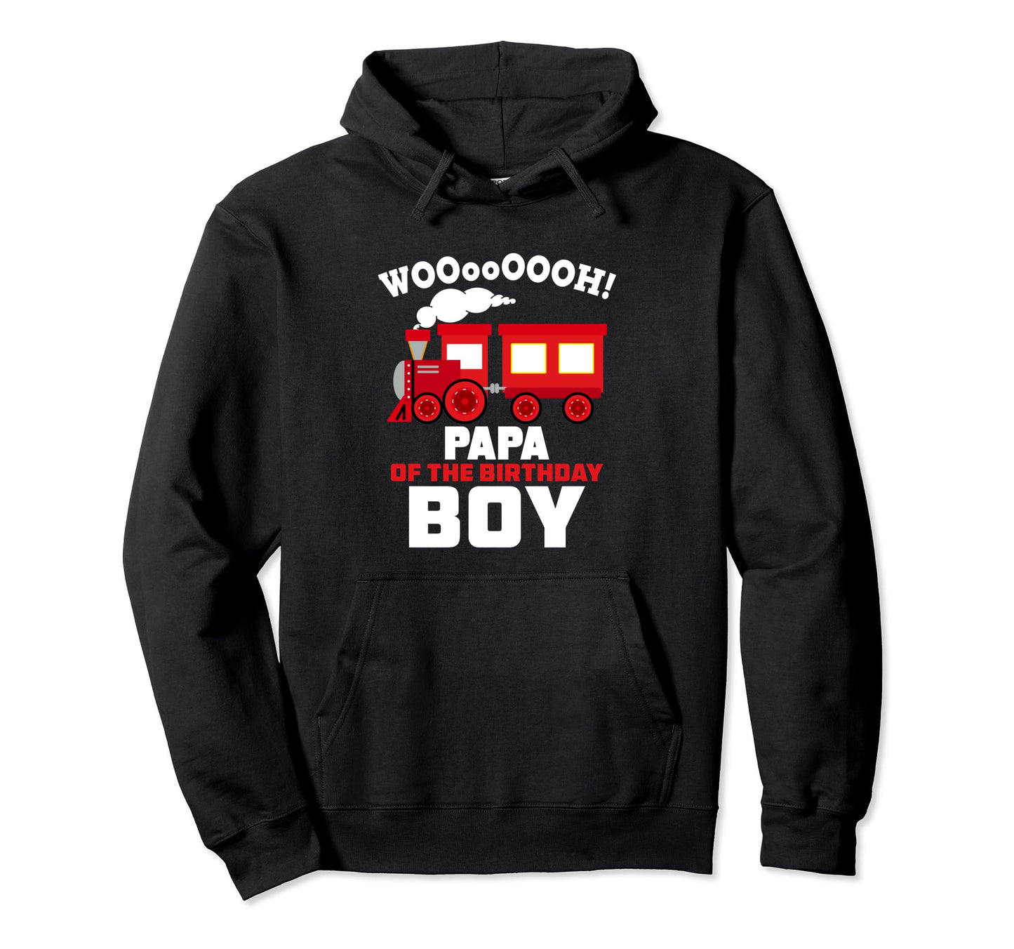 Papa Birthday Dad Train Lover Family Hoodie - Unique Graphic Men Women - T-Shirt, Sweatshirt, Hoodie