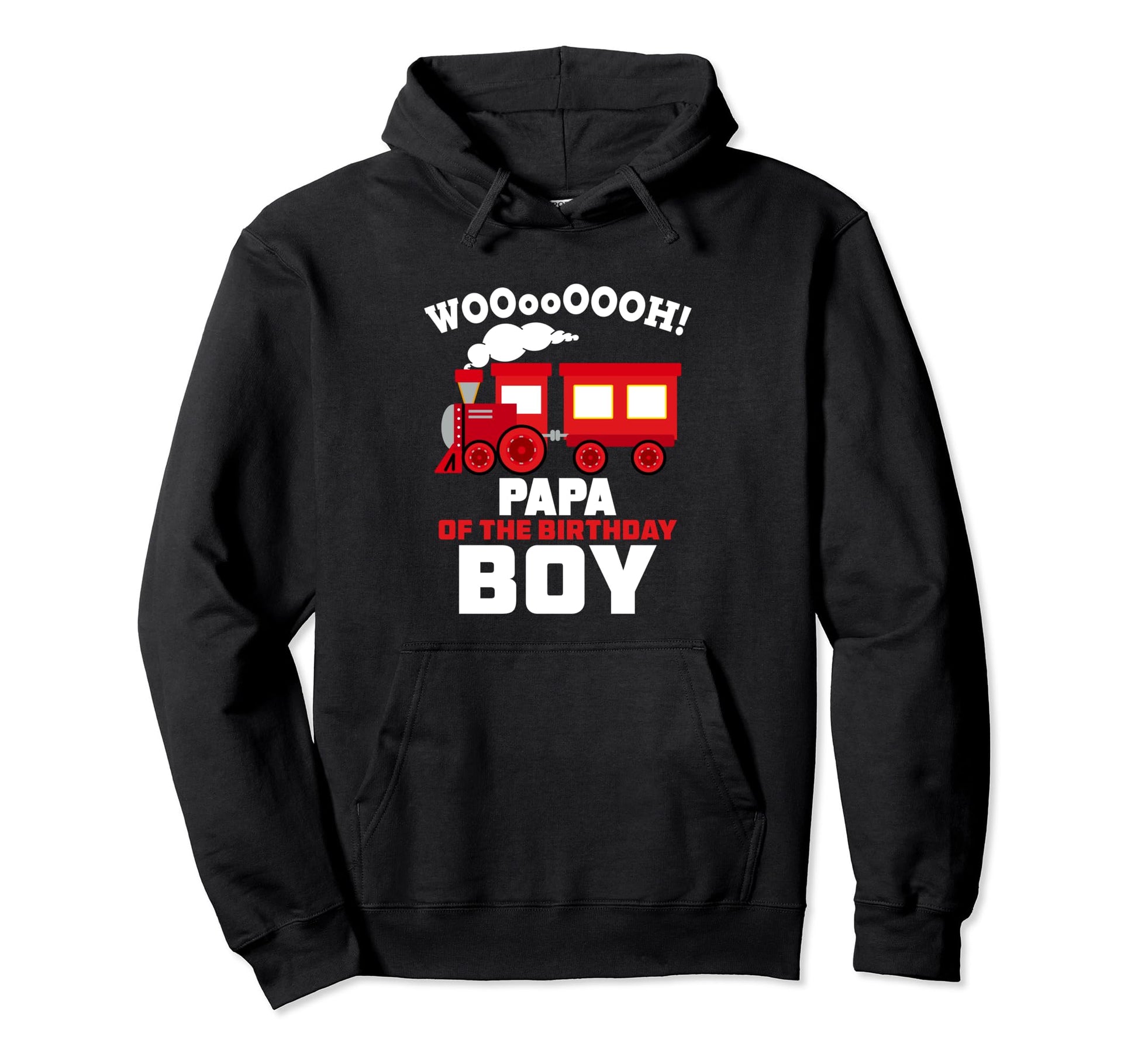 Papa Birthday Dad Train Lover Family Hoodie - Unique Graphic Men Women - T-Shirt, Sweatshirt, Hoodie