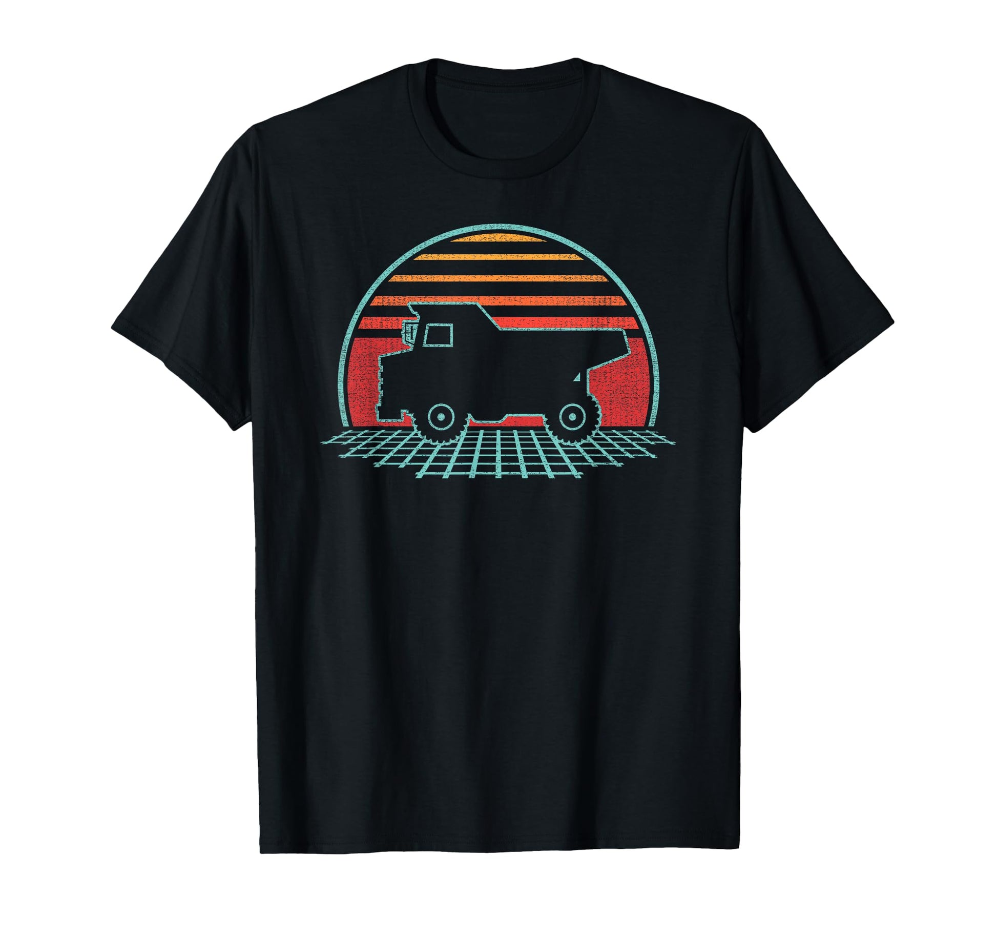 Dump Construction Truck 80S Worker Gift T-Shirt - Trendy Graphic for Adults - T-Shirt, Sweatshirt, Hoodie