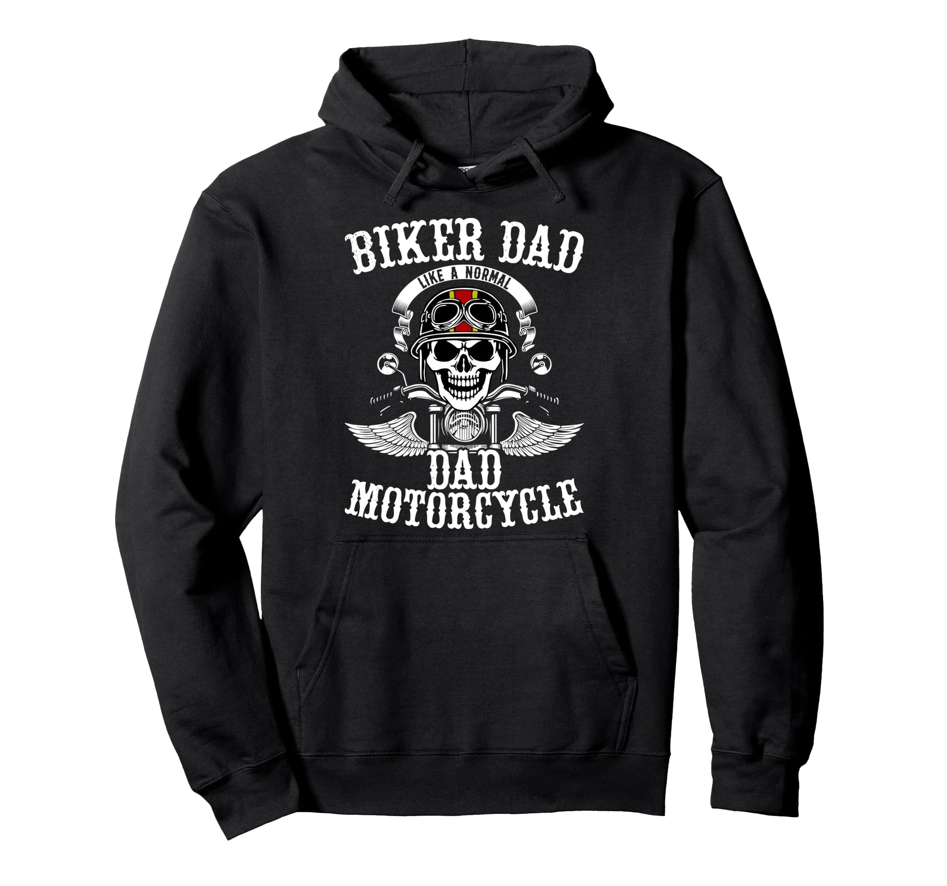 Father Rider Biker Dad Fathers Day Biker Hoodie - Graphic Print for Adults - T-Shirt, Sweatshirt, Hoodie
