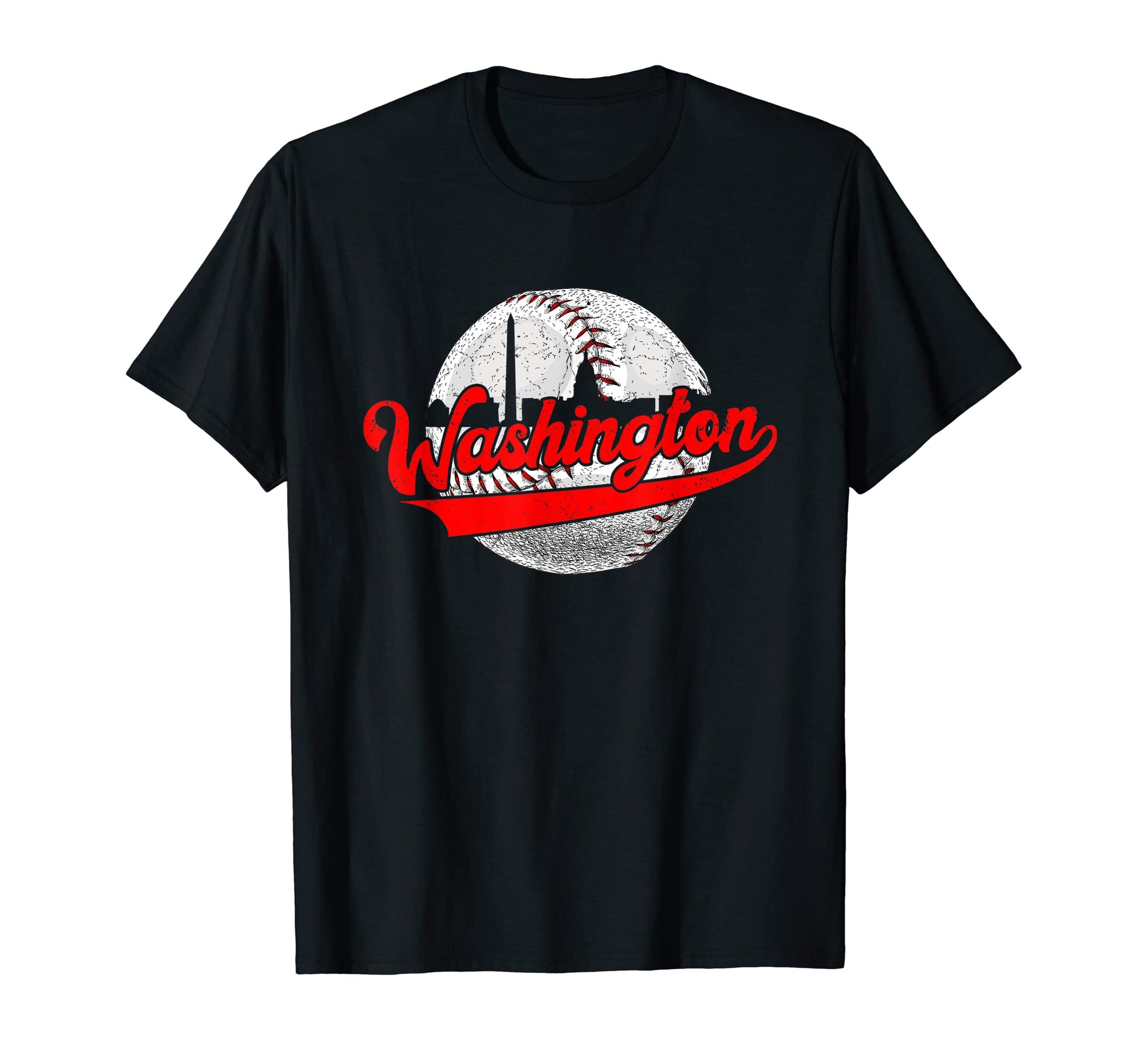 Washington Baseball Lover Game Day Dad T-Shirt - Trendy Graphic Men Women - T-Shirt, Sweatshirt, Hoodie