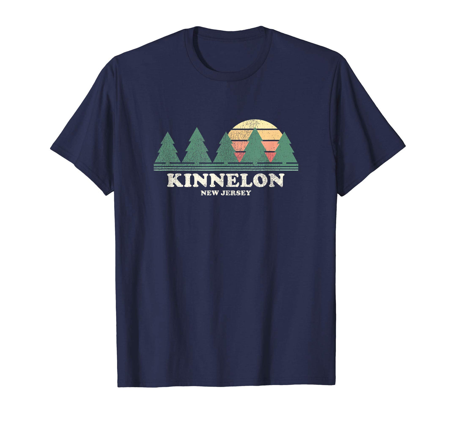 Kinnelon Nj Throwback 70S T-Shirt - Unique Graphic Unisex - T-Shirt, Sweatshirt, Hoodie