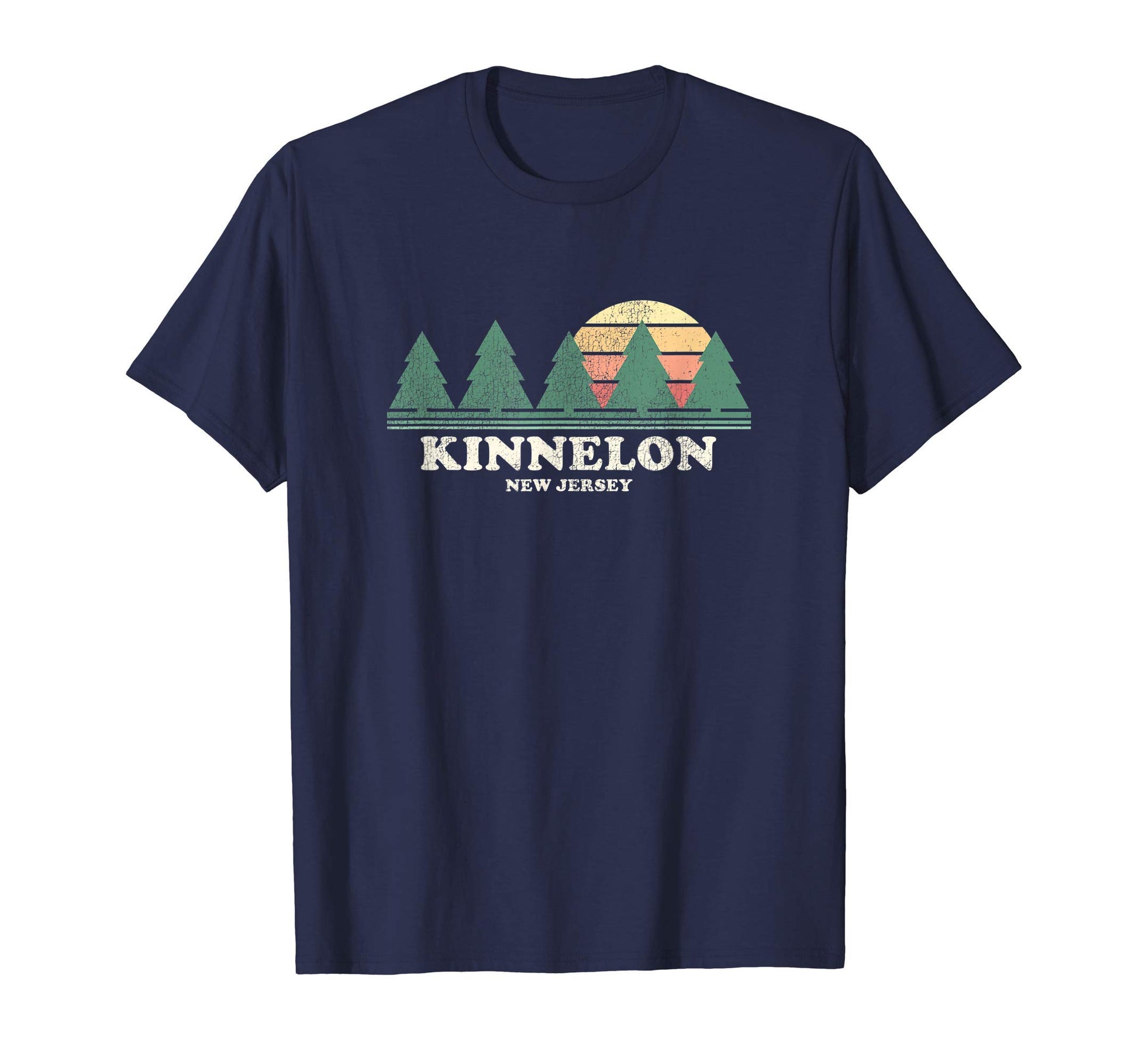 Kinnelon Nj Throwback 70S T-Shirt - Unique Graphic Unisex - T-Shirt, Sweatshirt, Hoodie
