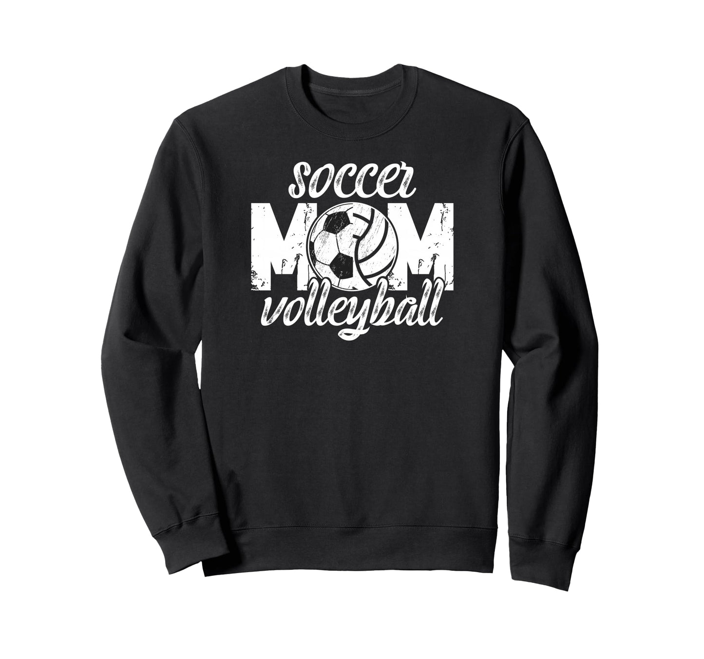 Soccer Volleyball Mom Ballers Sweatshirt - Fun Novelty Design Unisex - T-Shirt, Sweatshirt, Hoodie
