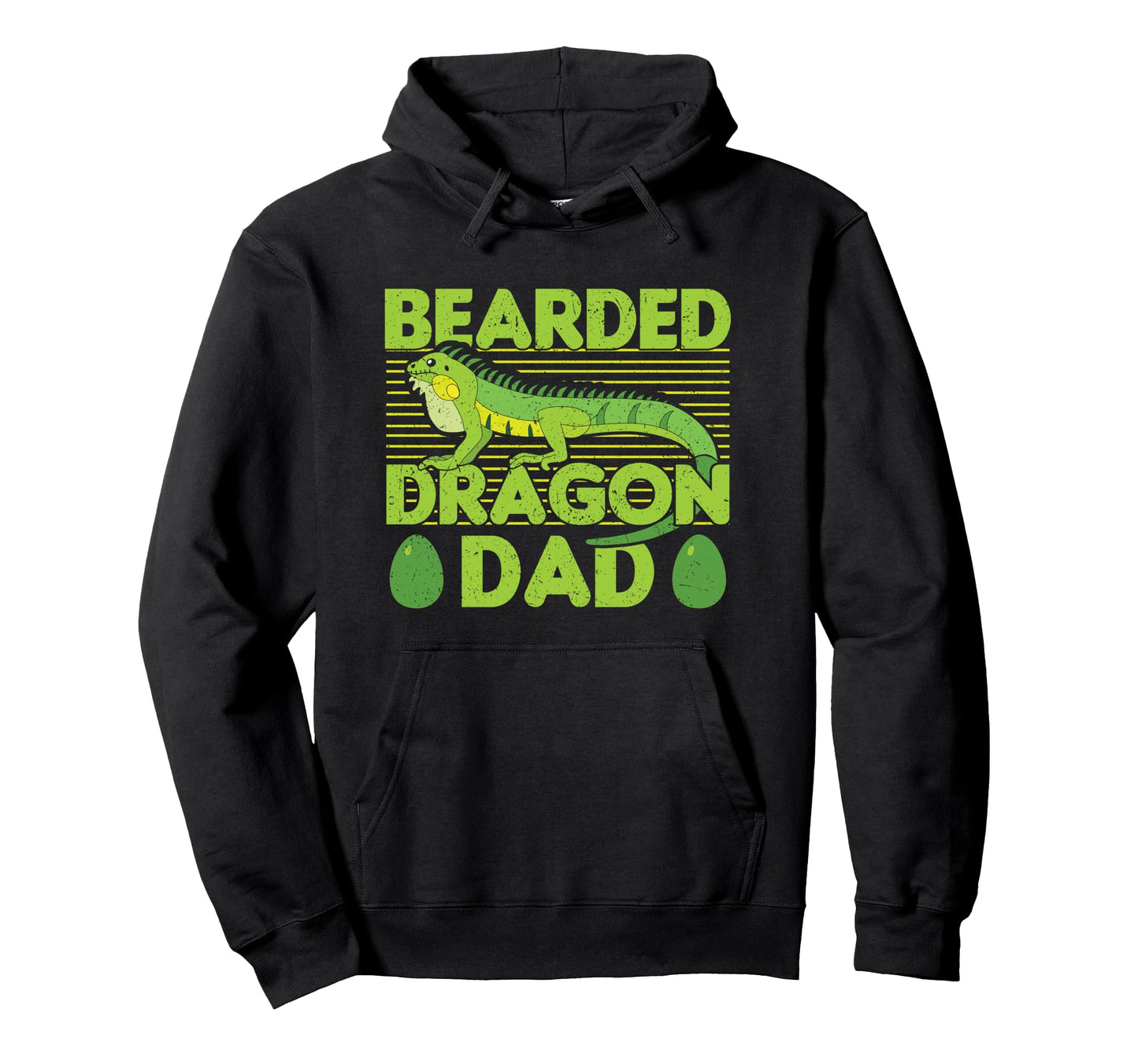 Funny Reptile Lover Bearded Dragon Hoodie - Casual Everyday Wear Men Women - T-Shirt, Sweatshirt, Hoodie