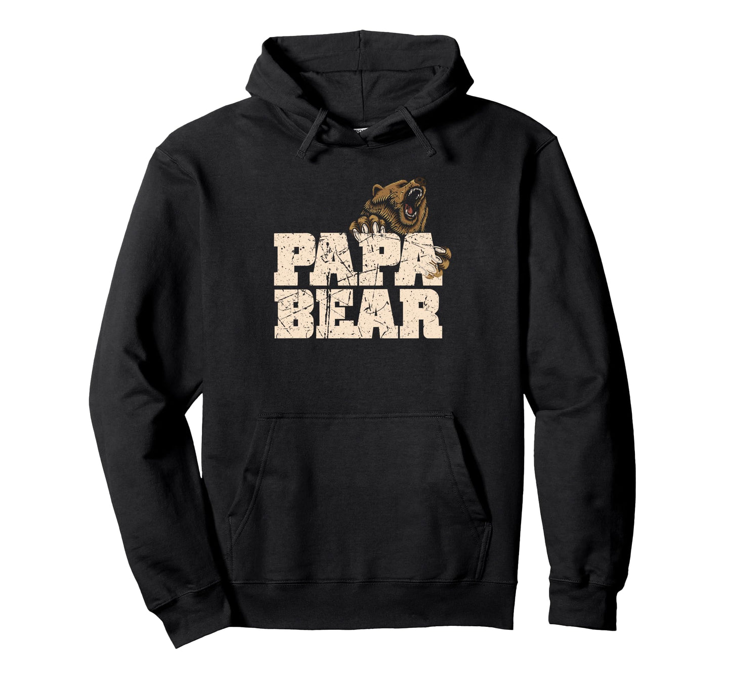 Papa Bear Family Fathers Day Dad Hoodie - Aesthetic Graphic Unisex - T-Shirt, Sweatshirt, Hoodie