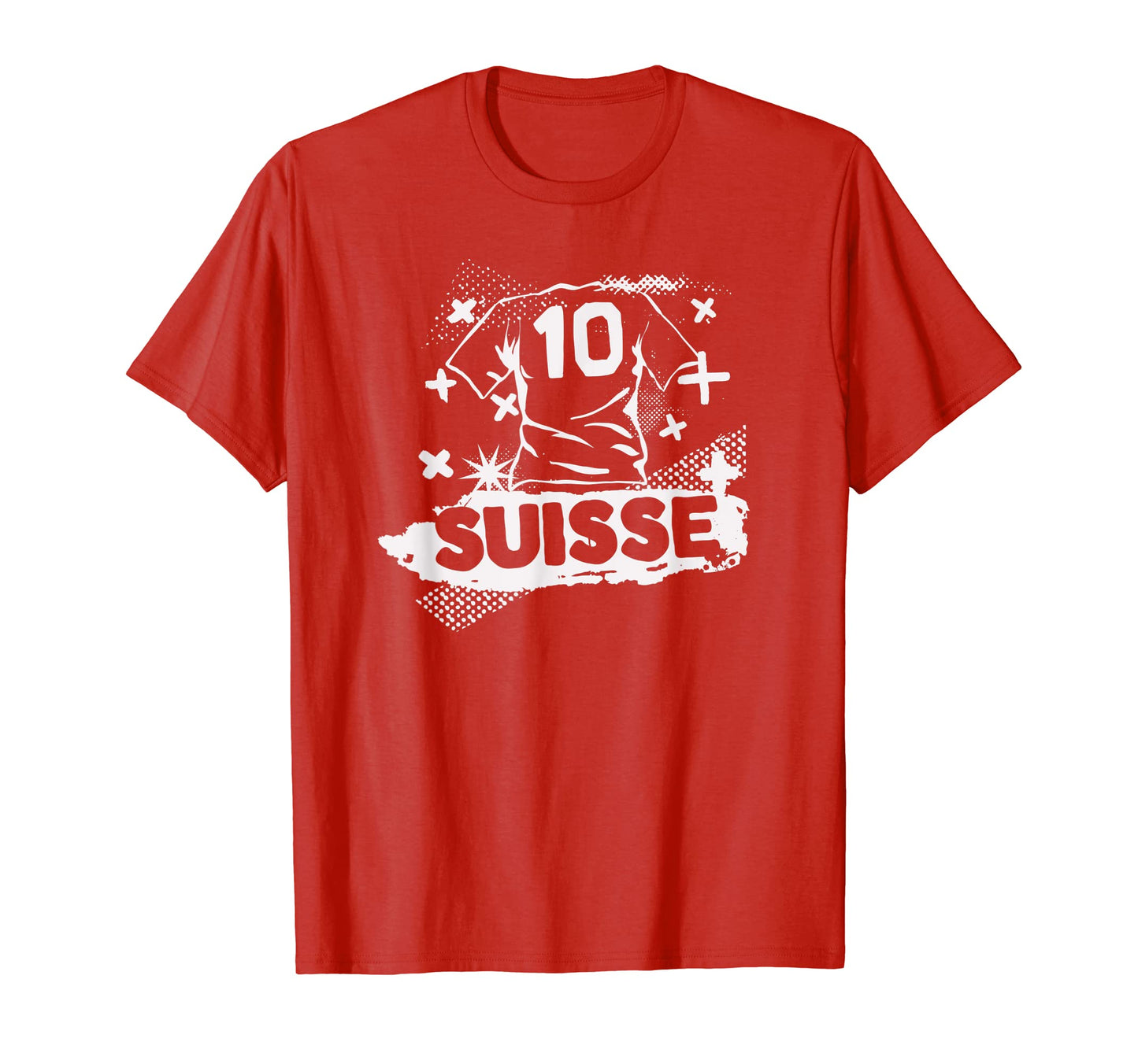 Swiss Football Switzerland Soccer Player T-Shirt - Graphic Print Unisex - T-Shirt, Sweatshirt, Hoodie