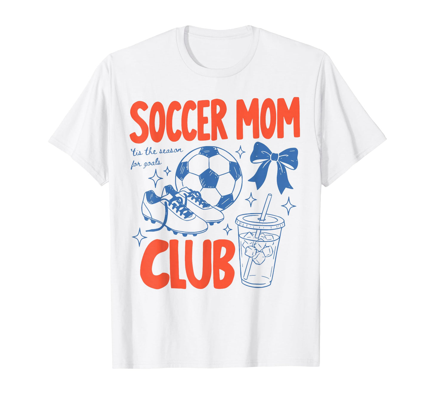 Soccer Moms Club Game Day Baller Mom T-Shirt - Aesthetic Graphic Unisex - T-Shirt, Sweatshirt, Hoodie