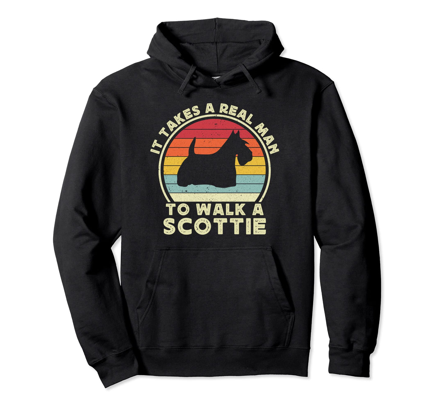Funny Scottish Terrier Dad Scotty Hoodie - Aesthetic Graphic Unisex - T-Shirt, Sweatshirt, Hoodie