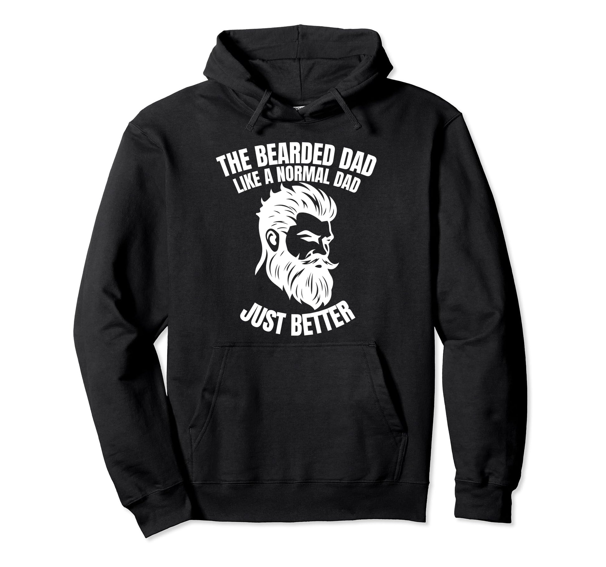 Beard Skull Tattoo Bearded Dad Gift Hoodie - Custom Art Print Men Women - T-Shirt, Sweatshirt, Hoodie