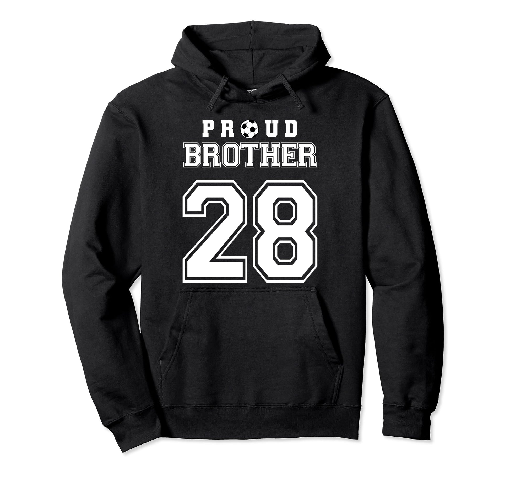 Number 28 Custom Proud Soccer Futbol Hoodie - Trendy Graphic Men Women - T-Shirt, Sweatshirt, Hoodie