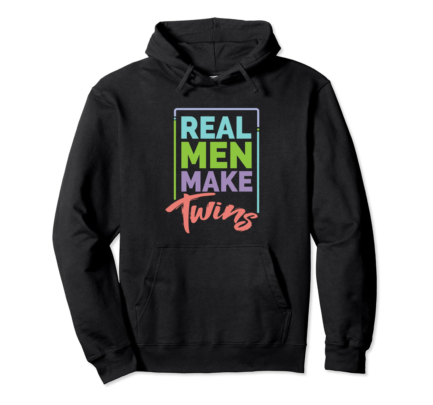 Twins Real Make Twins Twins Dad Daddy Funny Hoodie - Trendy Graphic Unisex - T-Shirt, Sweatshirt, Hoodie
