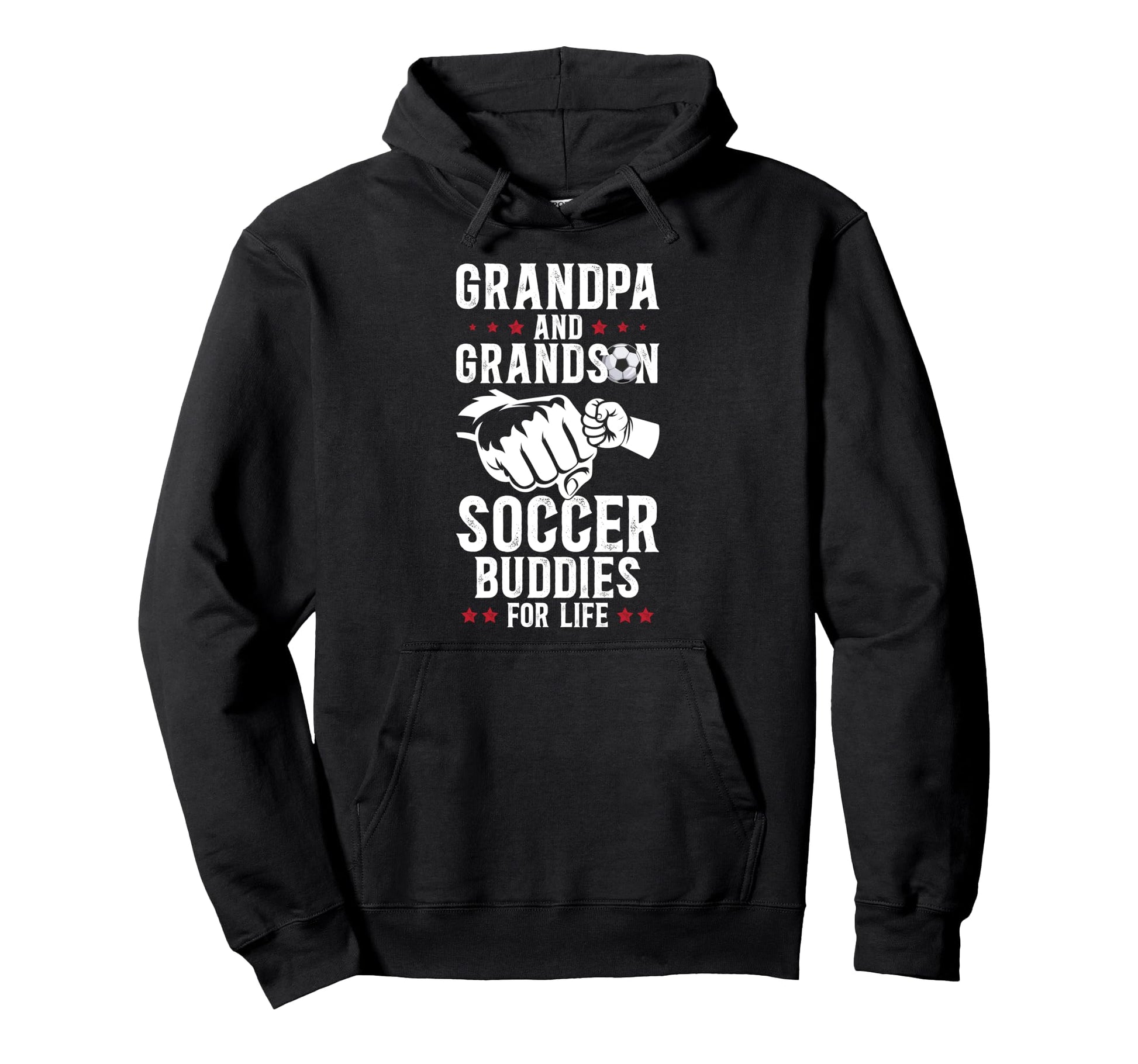 Soccer Grandpa And Grandson Soccer Hoodie - Aesthetic Graphic Men Women - T-Shirt, Sweatshirt, Hoodie