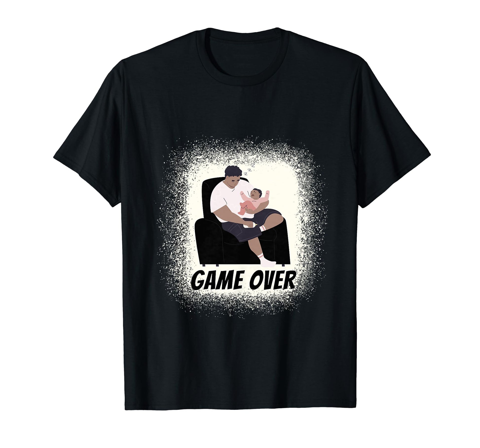 Gifts Gaming Gamer Dad Game Over T-Shirt - Aesthetic Graphic for Adults - T-Shirt, Sweatshirt, Hoodie