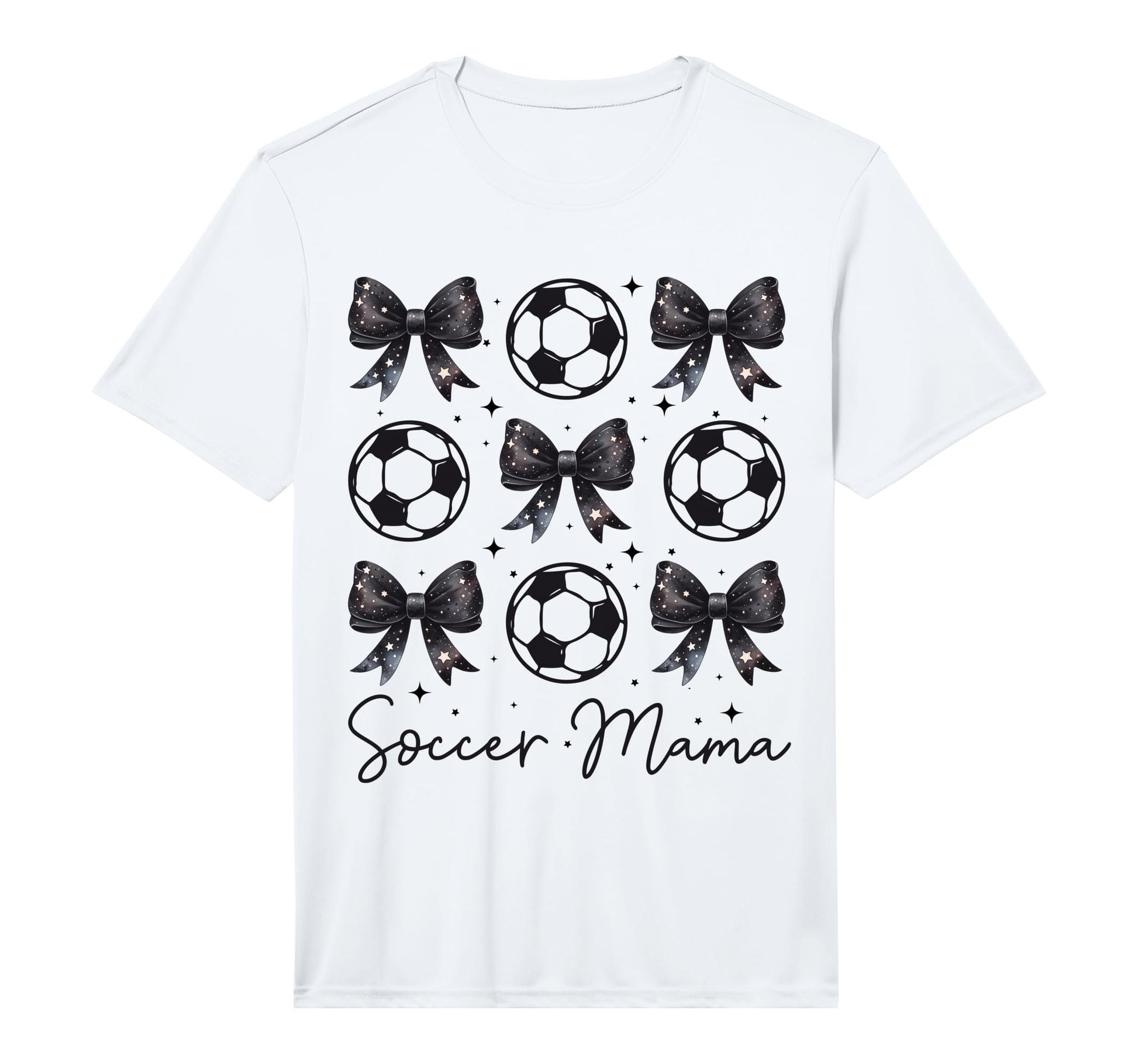 Soccer Mama Coquette Bow Soccer Mom T-Shirt - Novelty Apparel for Adults - T-Shirt, Sweatshirt, Hoodie