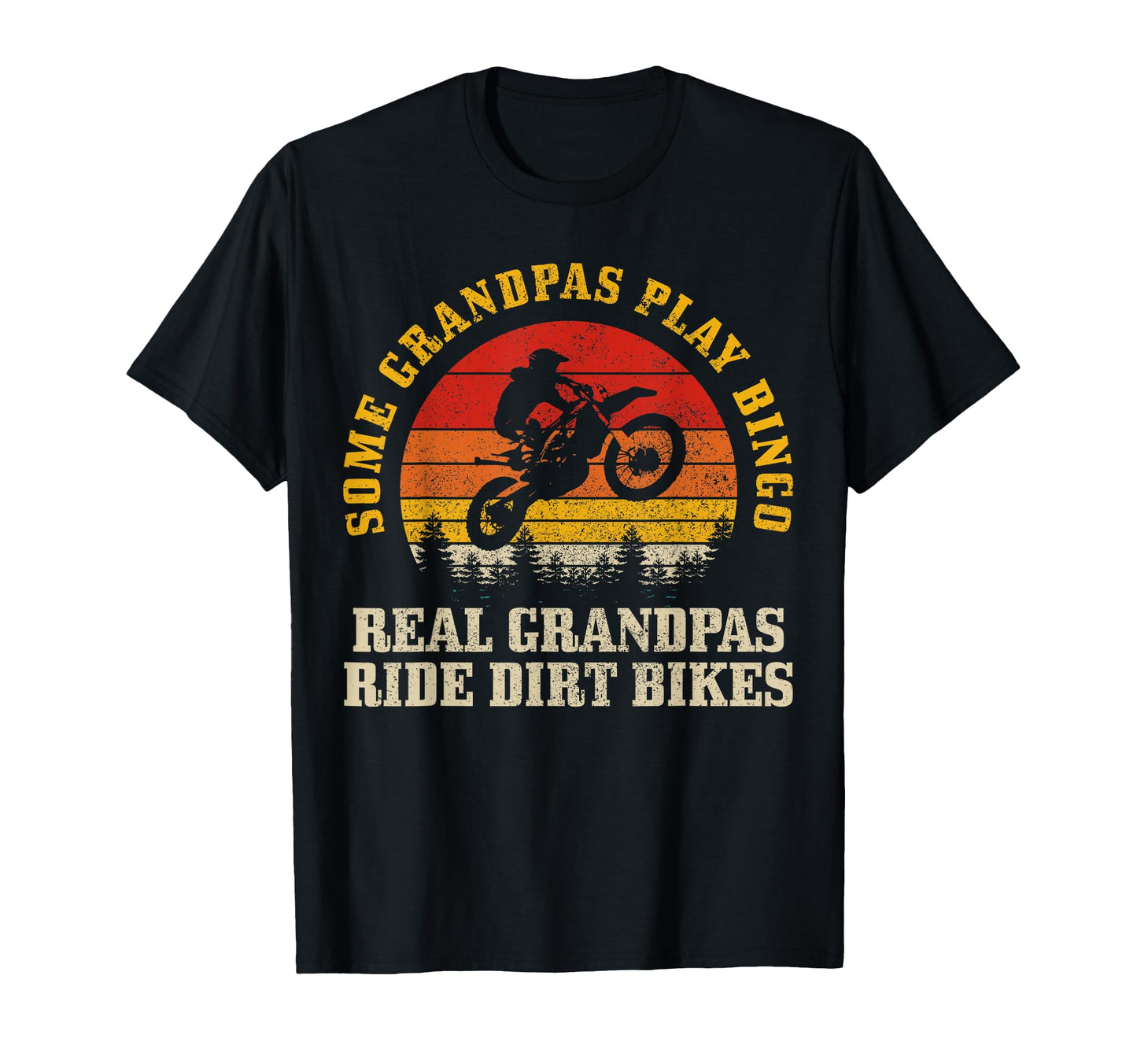 Dirt Bike Grandpa Motocross Mx T-Shirt - Trendy Graphic Men Women - T-Shirt, Sweatshirt, Hoodie