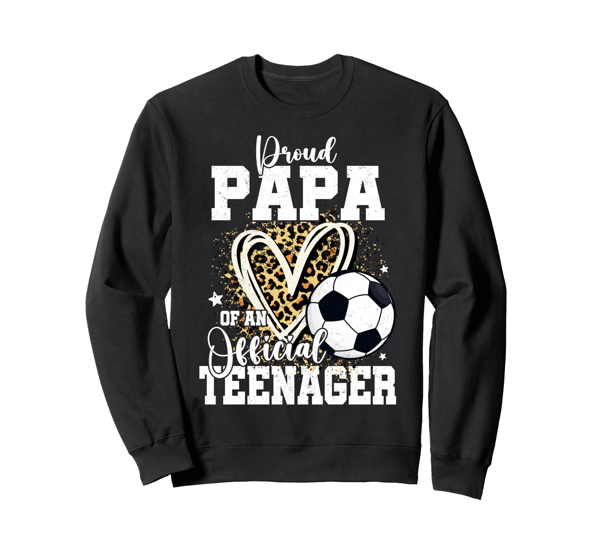 Proud Papa Teenager 13Th Birthday Sweatshirt - Aesthetic Graphic Men Women - T-Shirt, Sweatshirt, Hoodie