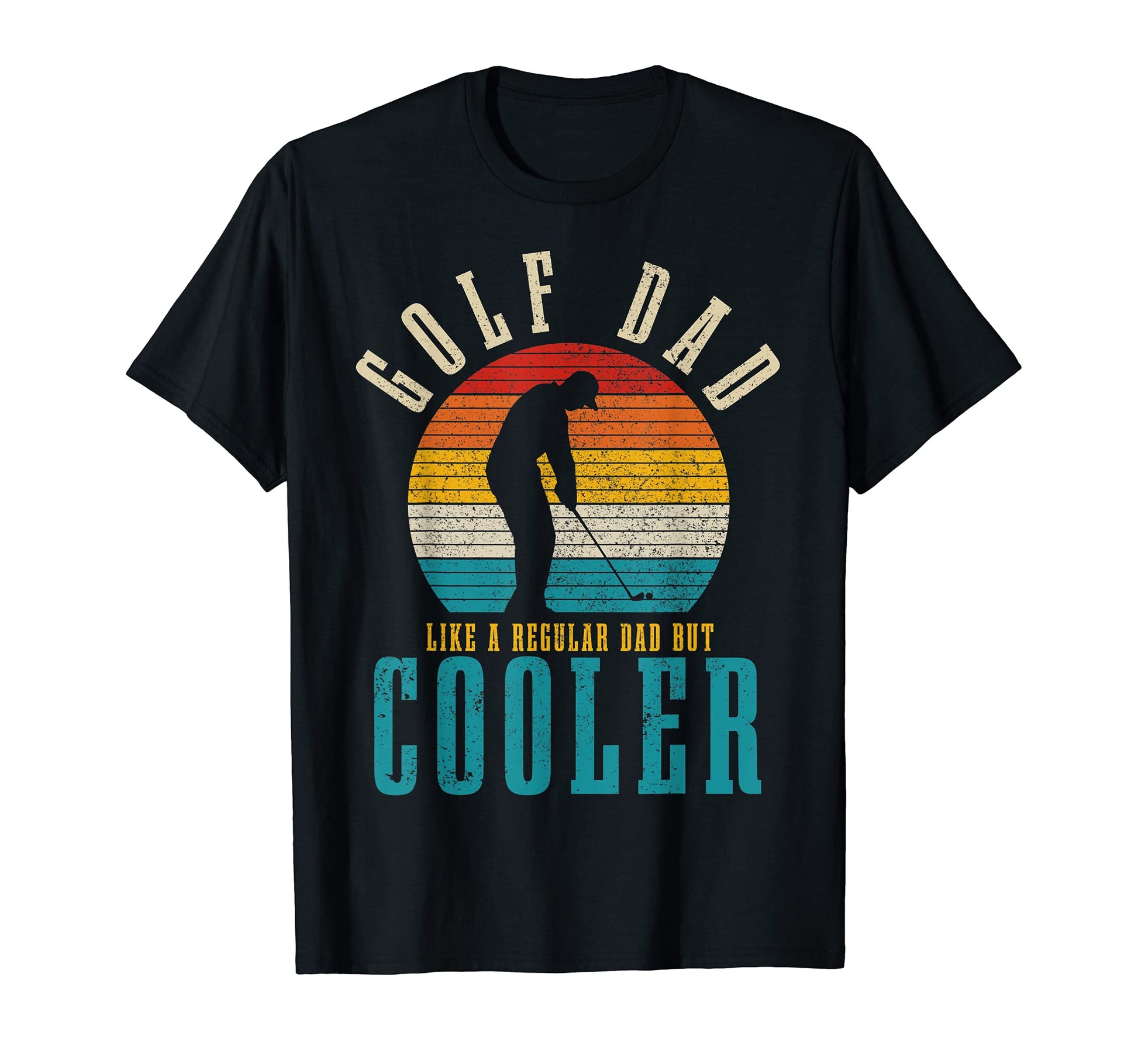Mens Golf Dad Like Regular Dad But T-Shirt - Unique Graphic Men Women - T-Shirt, Sweatshirt, Hoodie