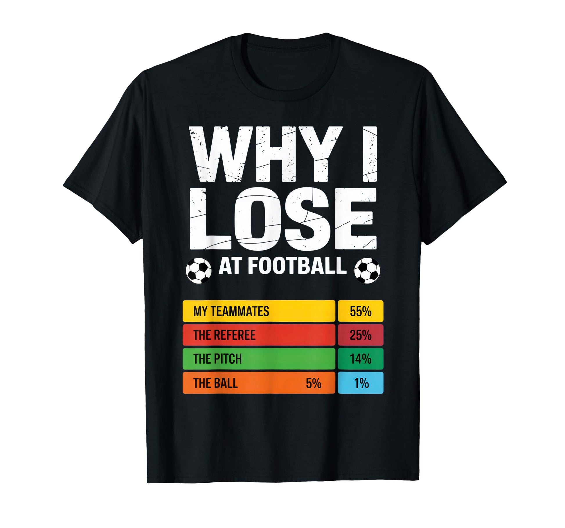 Why I Lose Football Funny Soccer T-Shirt - Streetwear Style for Adults - T-Shirt, Sweatshirt, Hoodie