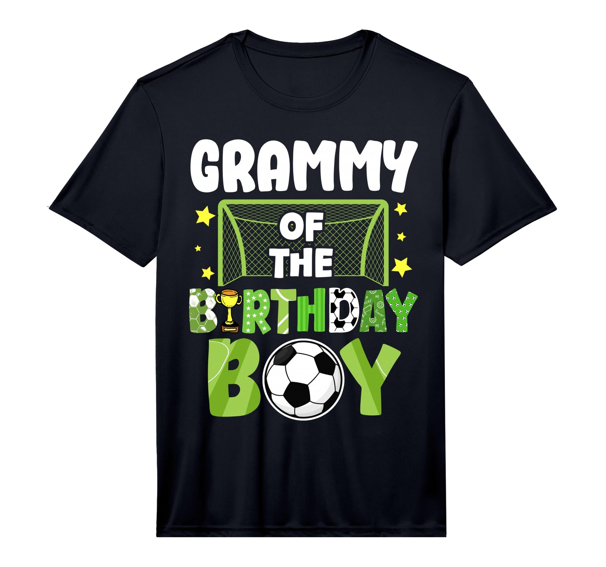 Mens Soccer Grammy Birthday Party Soccer T-Shirt - Trendy Graphic Unisex - T-Shirt, Sweatshirt, Hoodie
