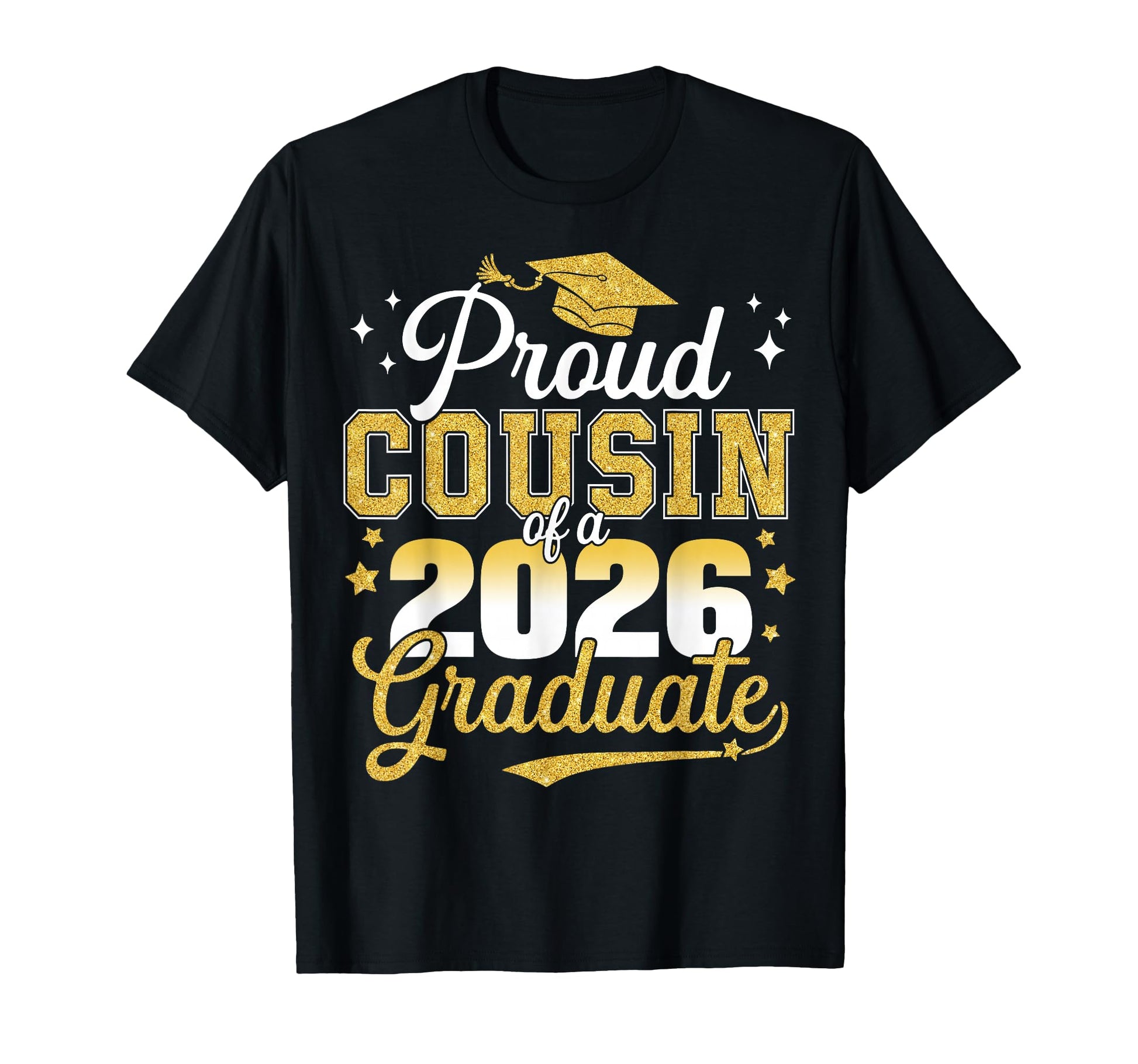 Proud Cousin Class 2026 Graduate T-Shirt - Minimalist Print for Adults - T-Shirt, Sweatshirt, Hoodie