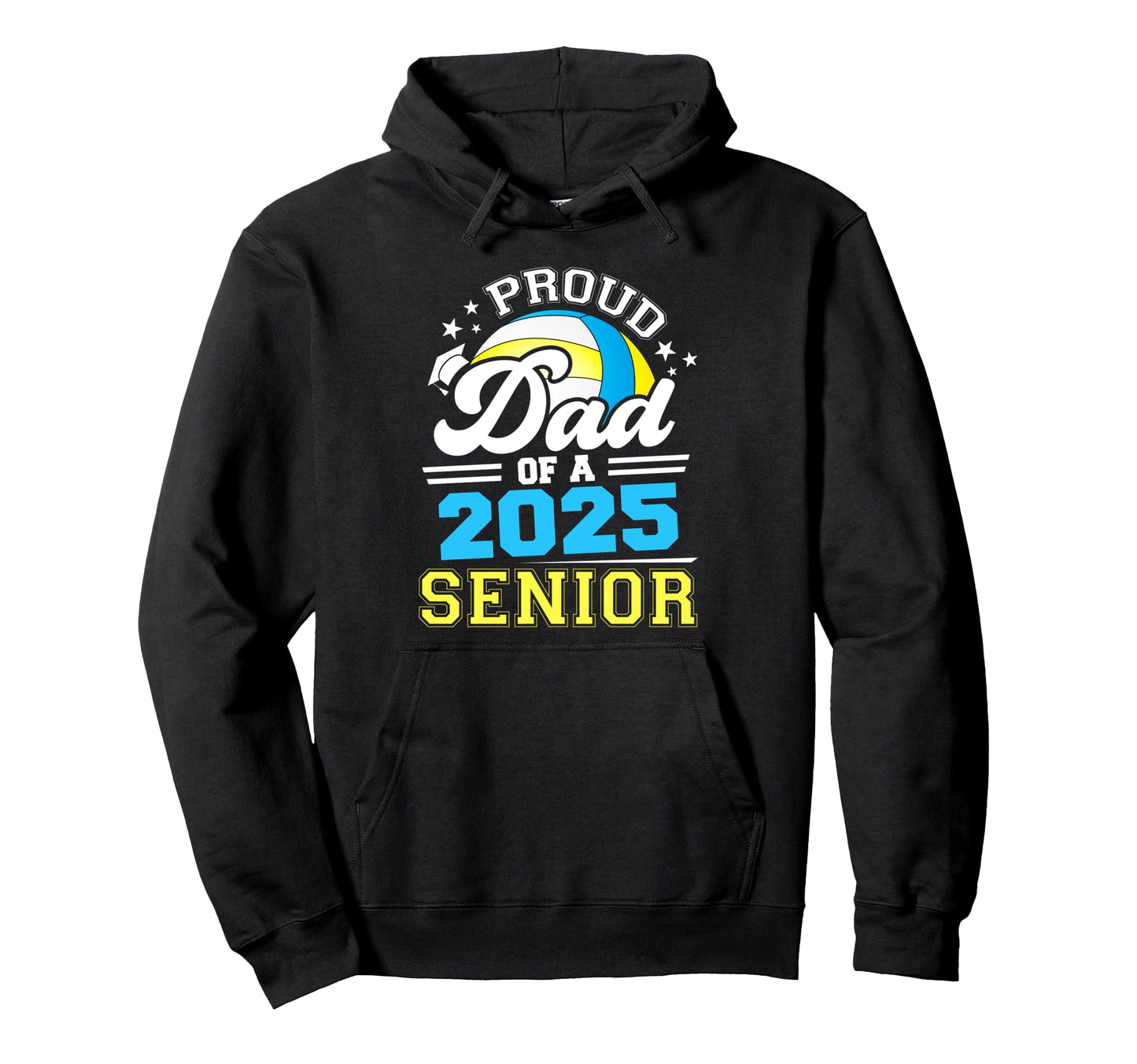 Proud Dad 2025 Senior Graduate Grad 2025 Hoodie - Minimalist Print Unisex - T-Shirt, Sweatshirt, Hoodie