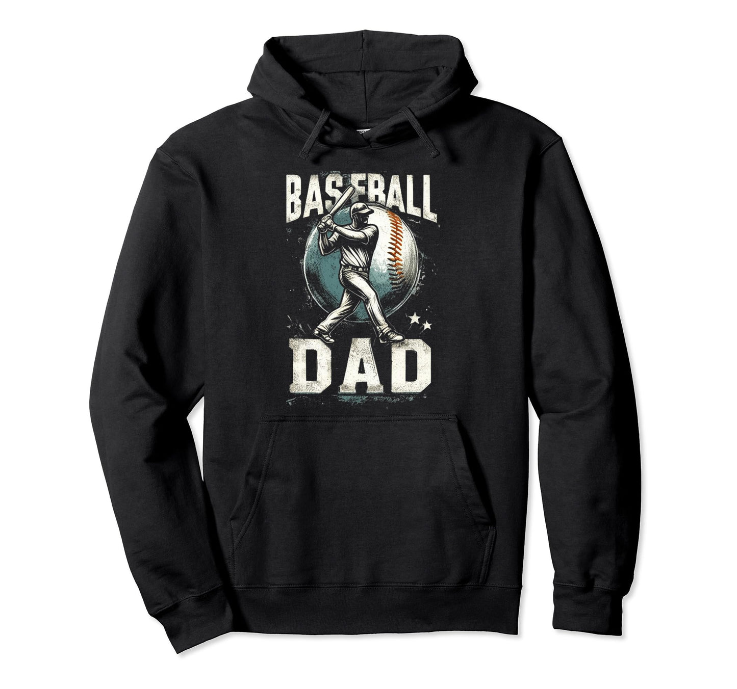 Baseball Dad Fathers Day Hoodie - Graphic Print Unisex - T-Shirt, Sweatshirt, Hoodie