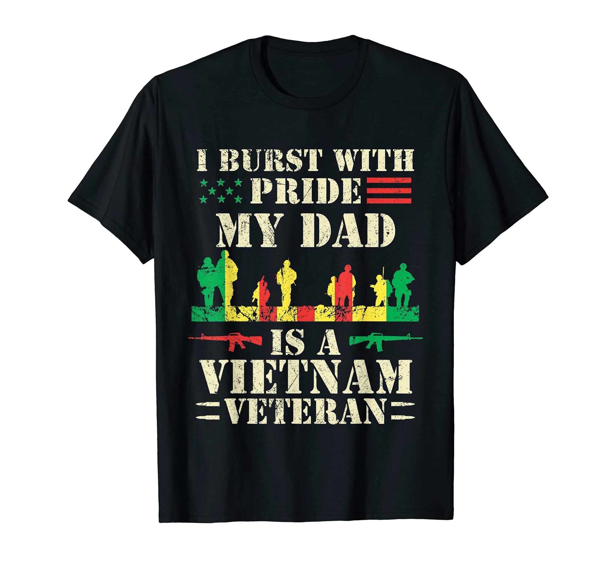 Proud Son Vietnam Veteran Dad T-Shirt - Graphic Print Men Women - T-Shirt, Sweatshirt, Hoodie