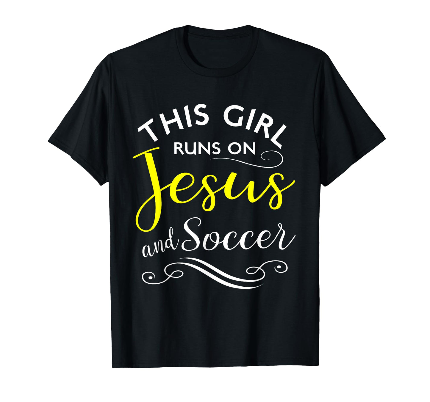 This Runs Jesus And Soccer Coach T-Shirt - Aesthetic Graphic for Adults - T-Shirt, Sweatshirt, Hoodie