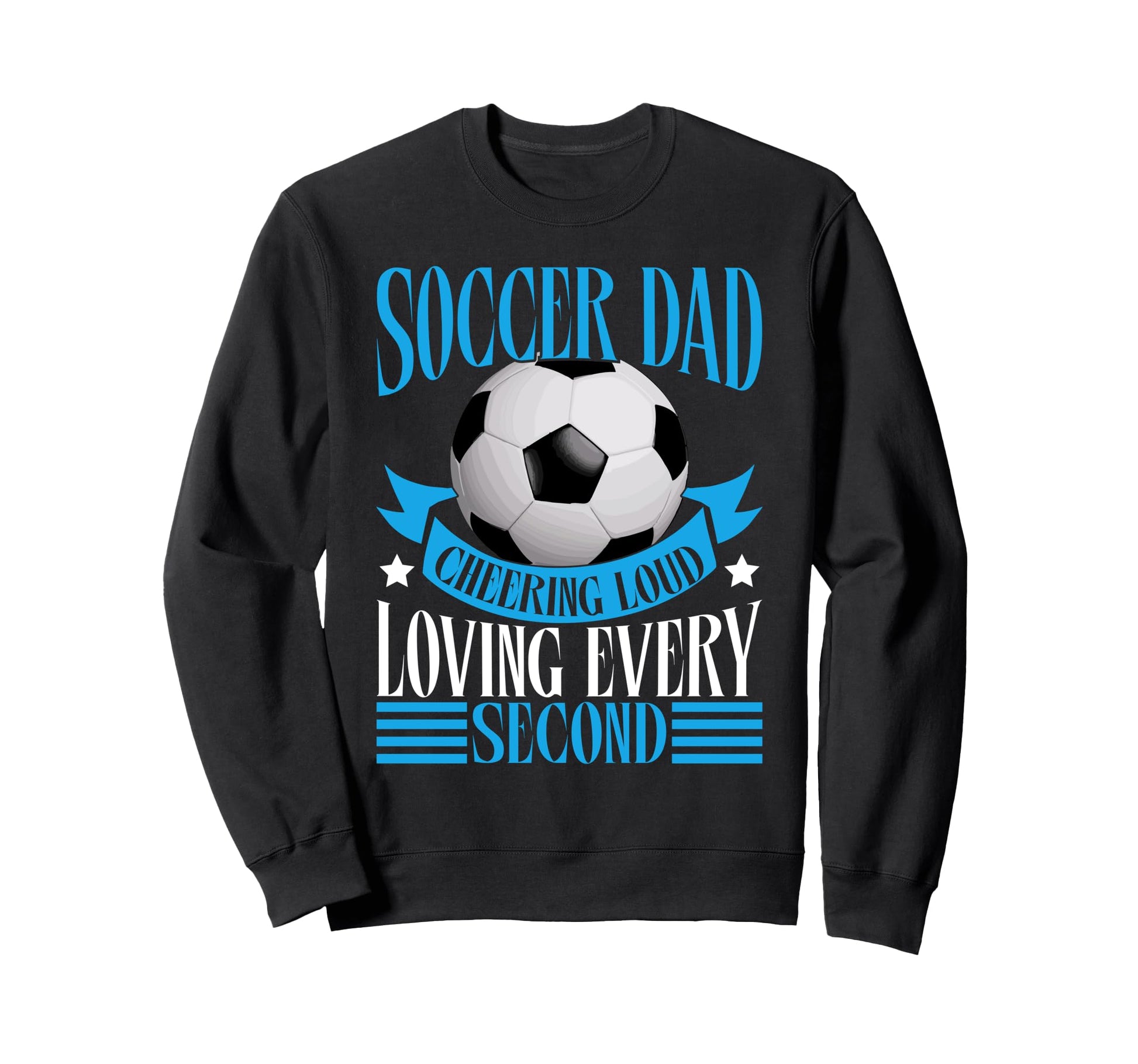 Cheering Loud Loving Every Second Sweatshirt - Graphic Print for Adults - T-Shirt, Sweatshirt, Hoodie