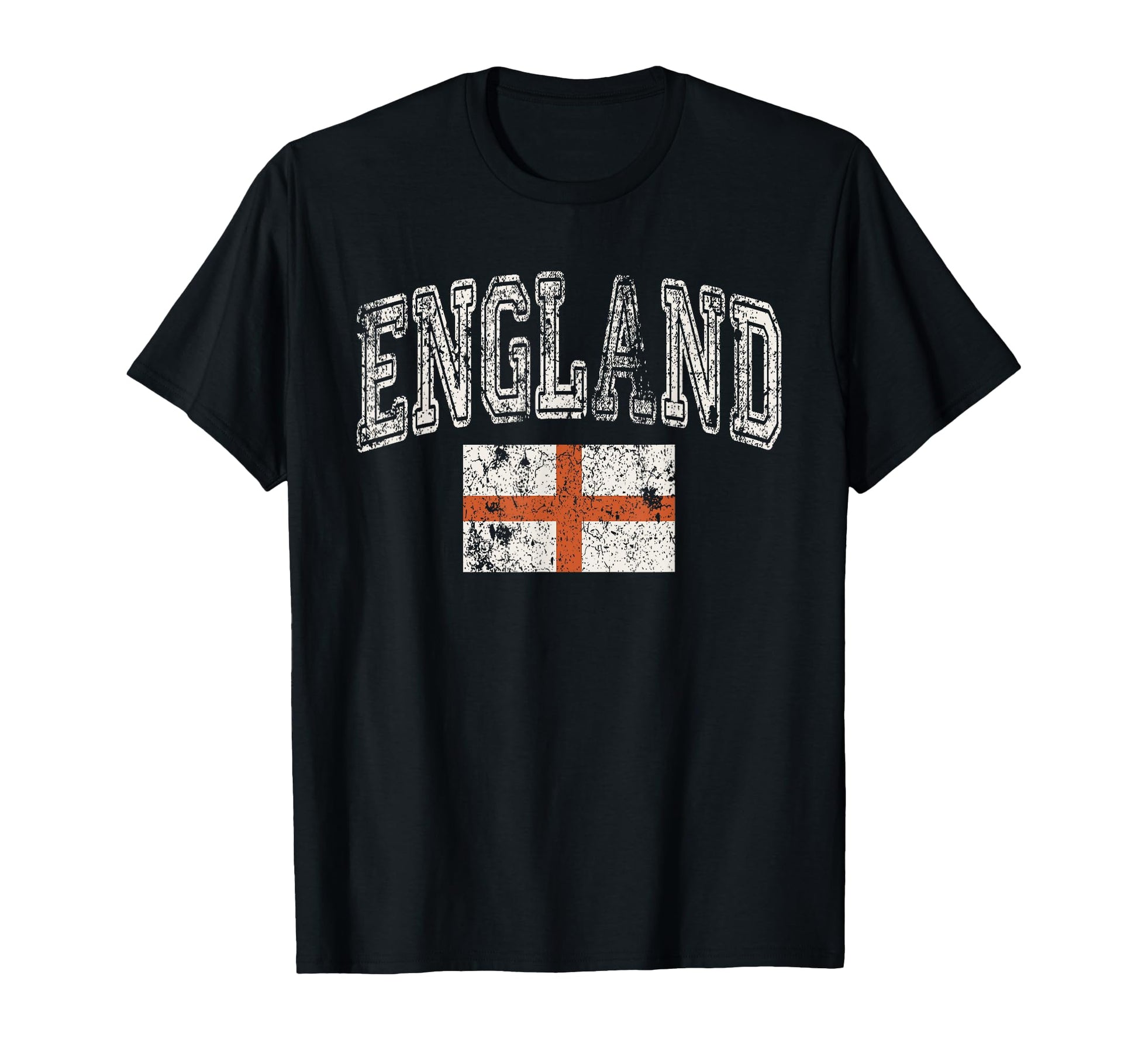 Faded England Flag English Pride T-Shirt - Fun Novelty Design for Adults - T-Shirt, Sweatshirt, Hoodie