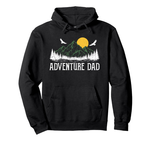 Adventure Dad And Son Matching Camping Hoodie - Custom Art Print Men Women - T-Shirt, Sweatshirt, Hoodie