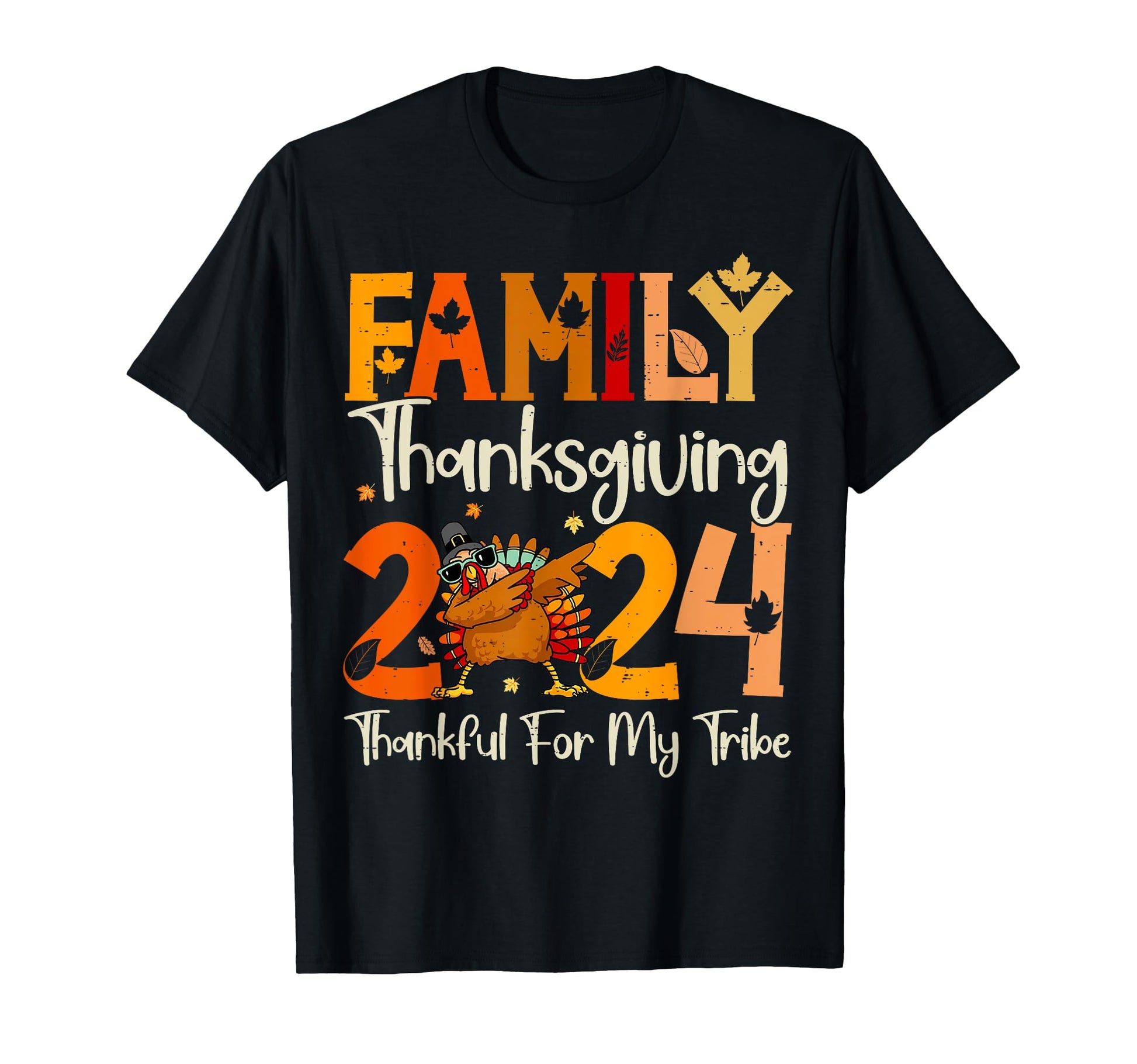 Family Thanksgiving 2024 Crew Dabbing T-Shirt - Novelty Apparel Men Women - T-Shirt, Sweatshirt, Hoodie
