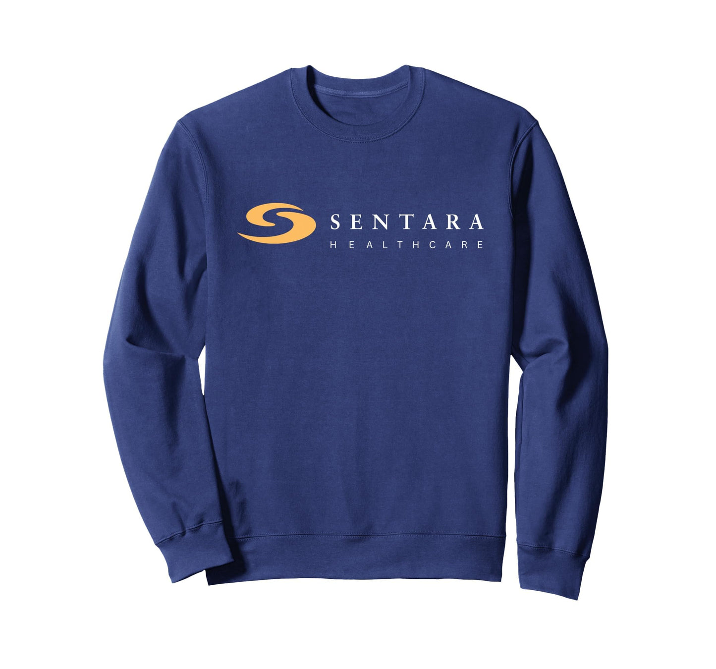 Sentara Healthcare White Text Sweatshirt - Aesthetic Graphic for Adults - T-Shirt, Sweatshirt, Hoodie