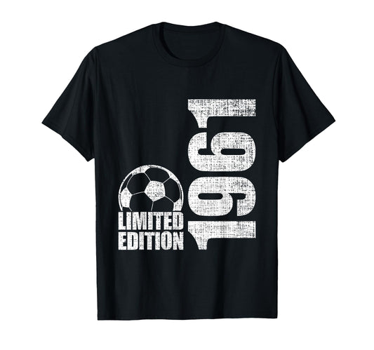 65 Years Old 1961 65Th Birthday Soccer T-Shirt - Aesthetic Graphic Unisex - T-Shirt, Sweatshirt, Hoodie