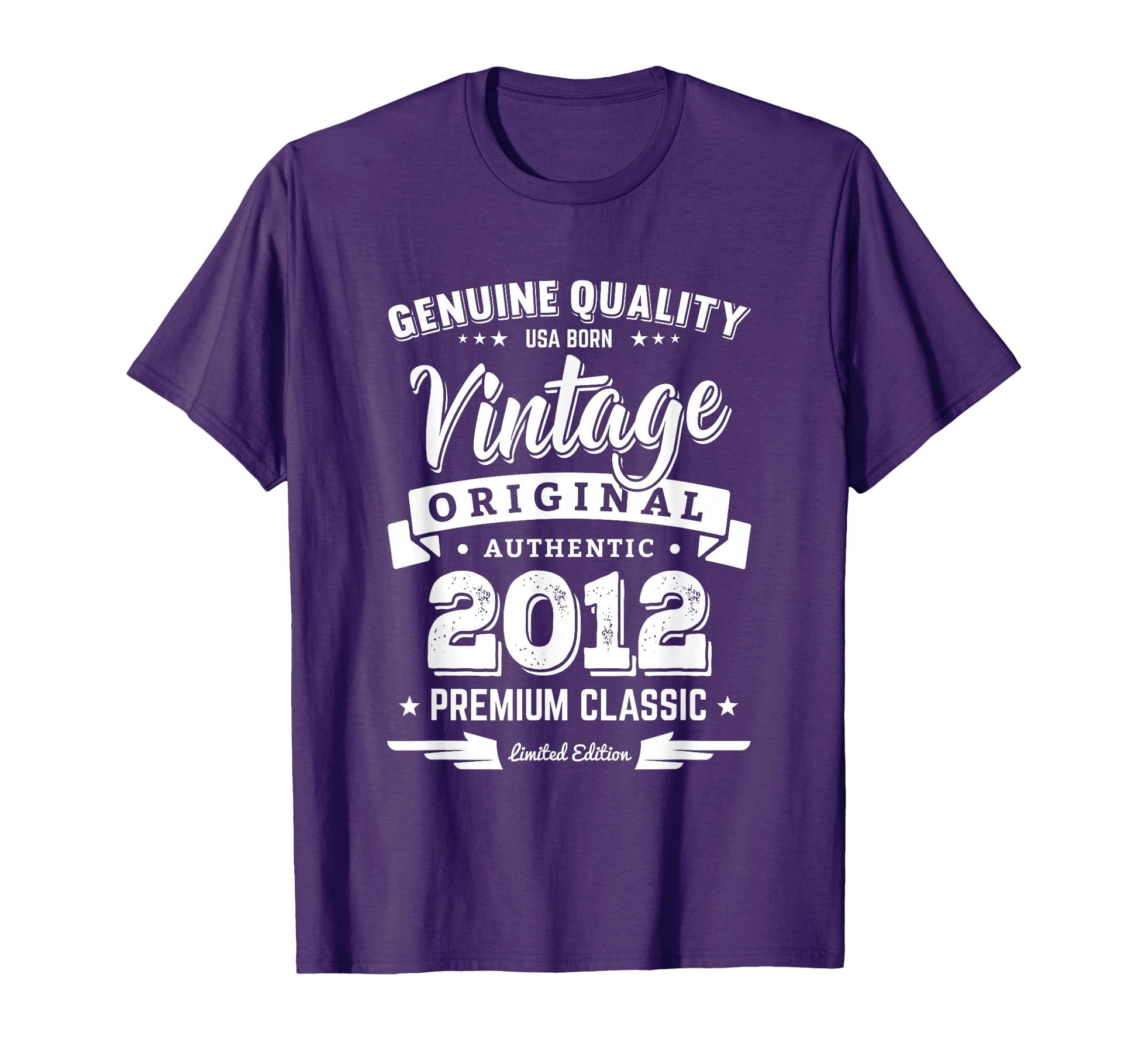 Born 2012 Birthday Made 2012 Shirts T-Shirt - Custom Art Print Men Women - T-Shirt, Sweatshirt, Hoodie
