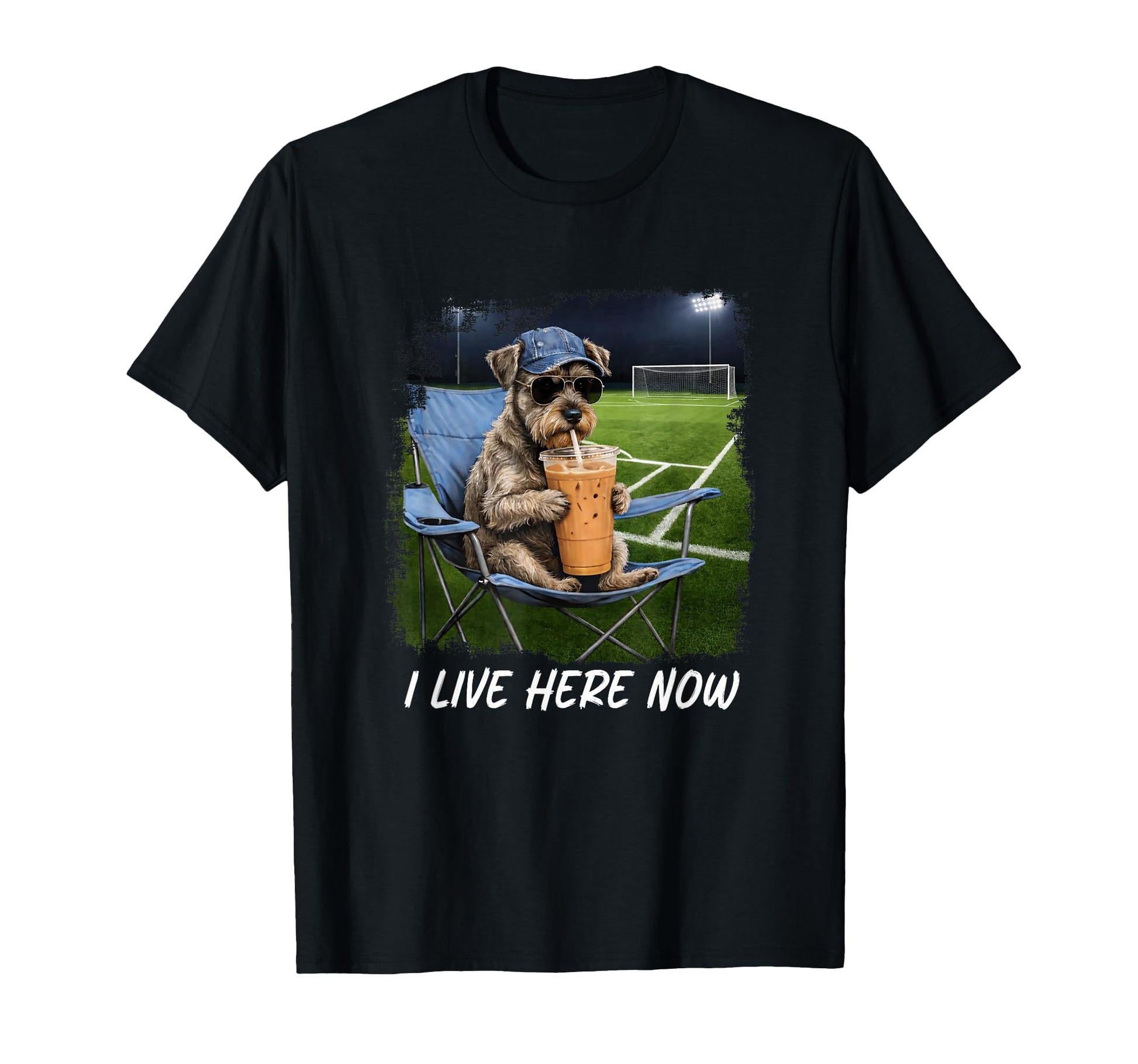 Soccer Dad I Live Here Now Soccer T-Shirt - Aesthetic Graphic Men Women - T-Shirt, Sweatshirt, Hoodie