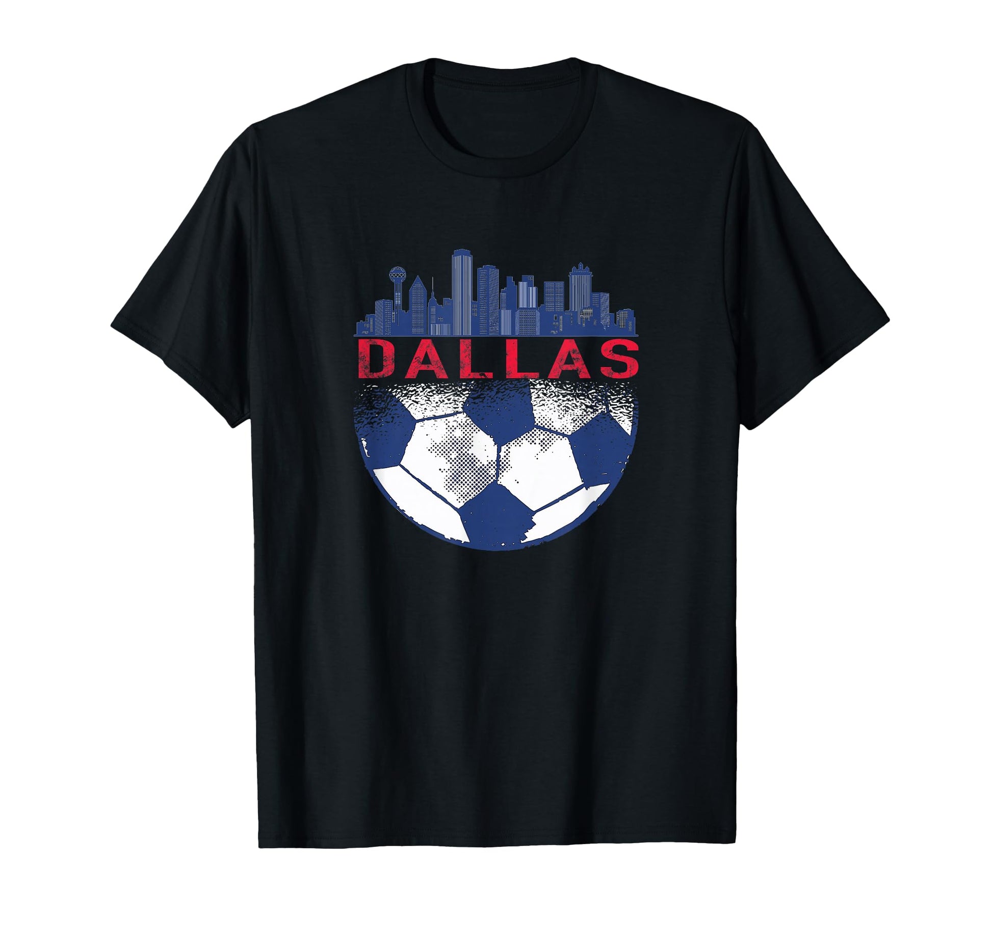 Dallas Texas Fan Fc T-Shirt - Minimalist Print Unisex - T-Shirt, Sweatshirt, Hoodie
