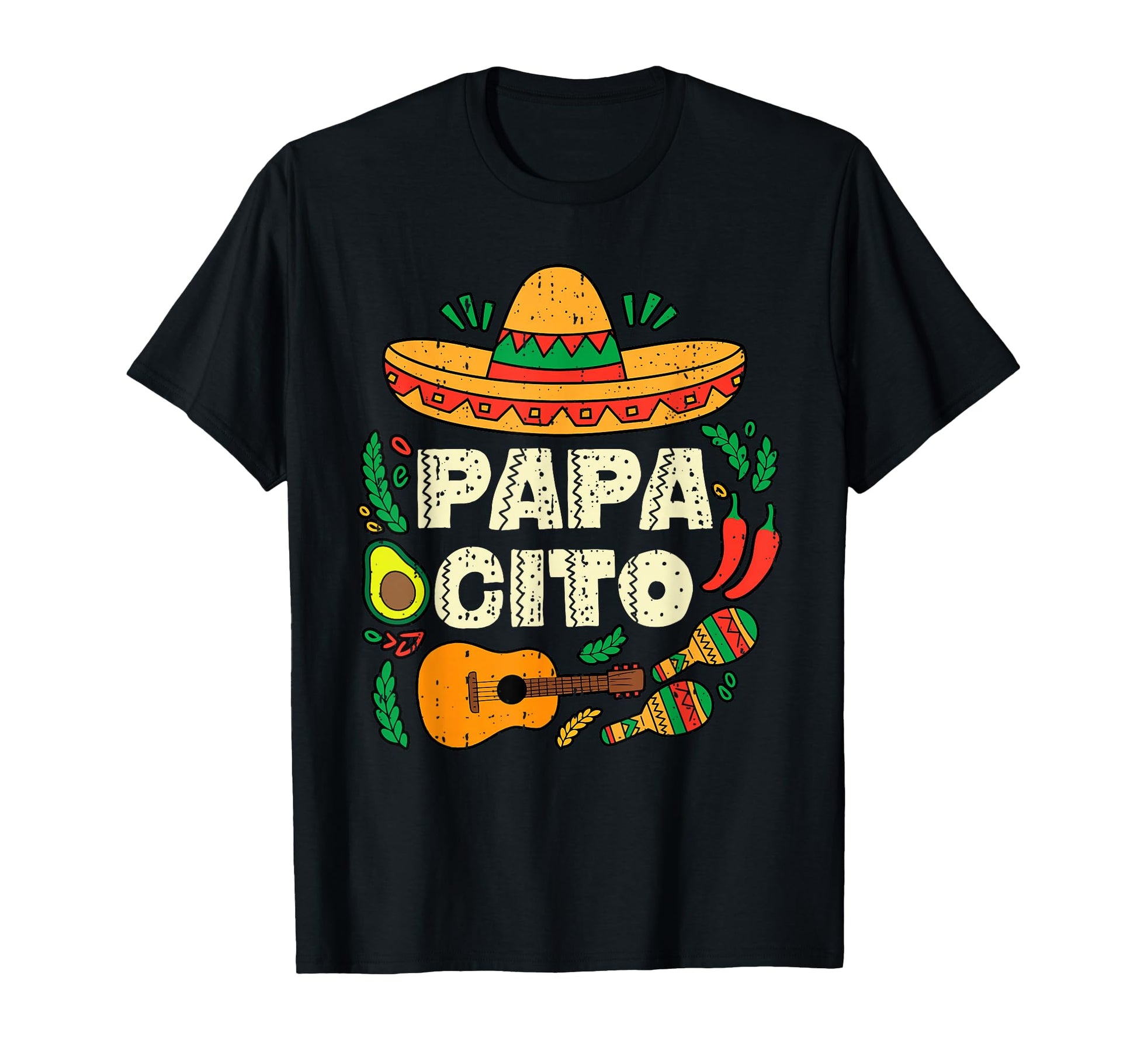 Papacito Family Sombrero Cinco De Mayo T-Shirt - Novelty Apparel Unisex - T-Shirt, Sweatshirt, Hoodie