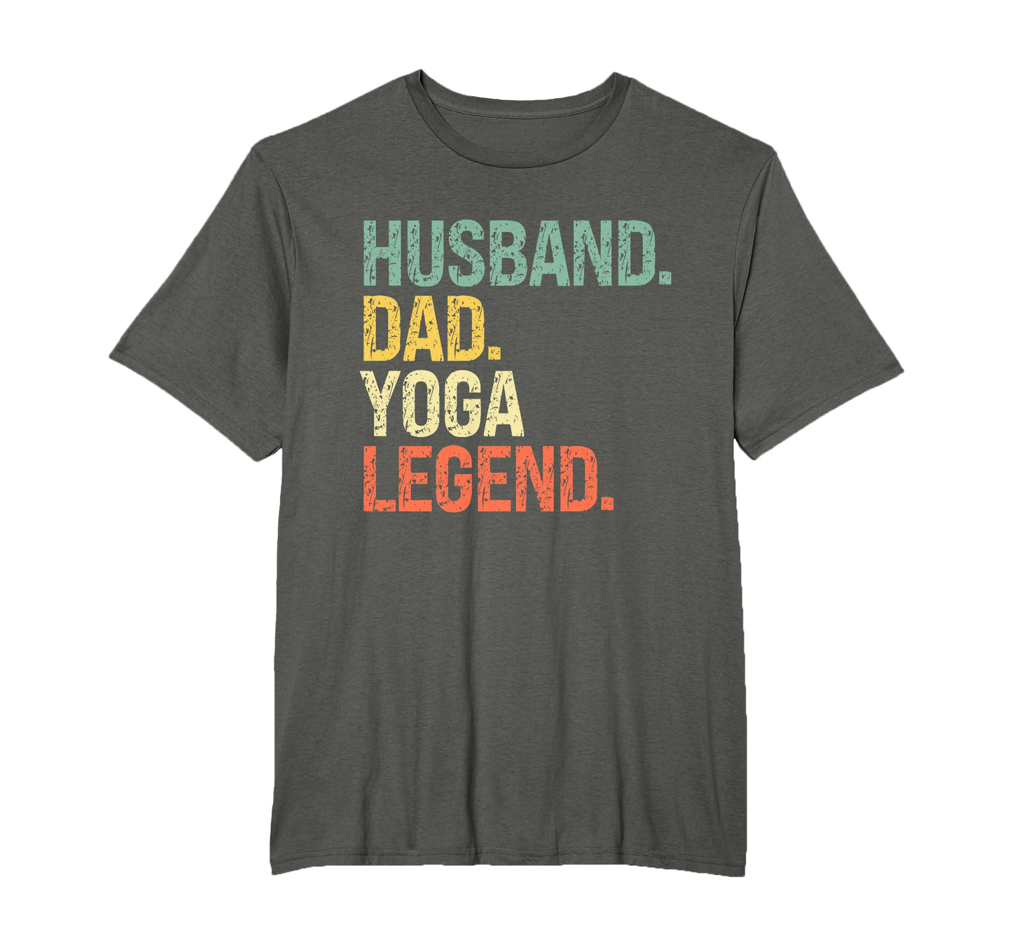 Husband Dad Yoga Legend Fathers Day T-Shirt - Graphic Print Unisex - T-Shirt, Sweatshirt, Hoodie