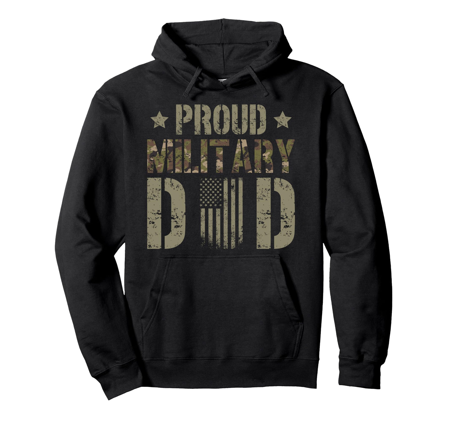 Proud Military Dad Soldier Dad Hoodie - Trendy Graphic Men Women - T-Shirt, Sweatshirt, Hoodie