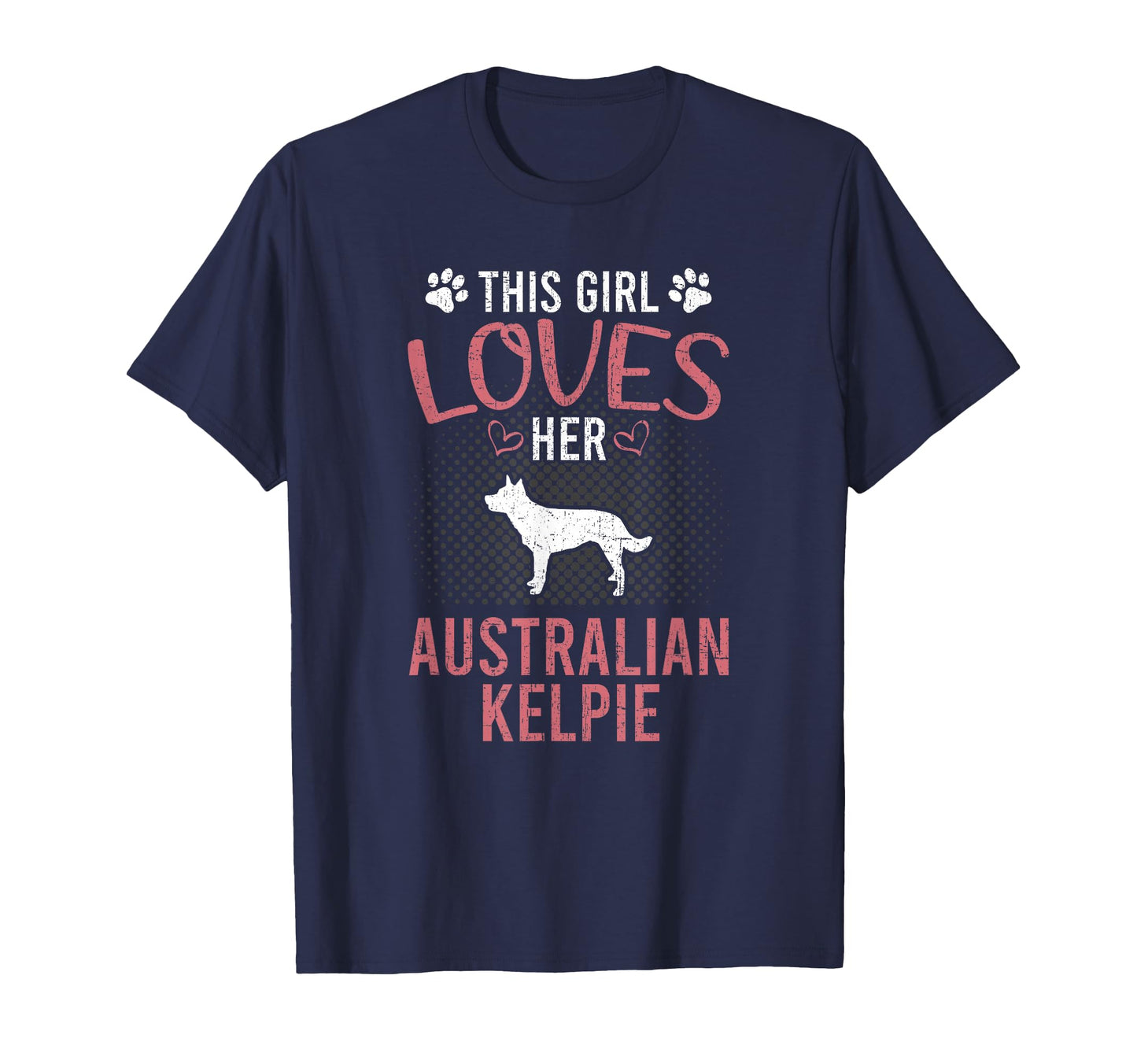This Loves Her Australian Kelpie Dog Lover T-Shirt - Unique Graphic Unisex - T-Shirt, Sweatshirt, Hoodie