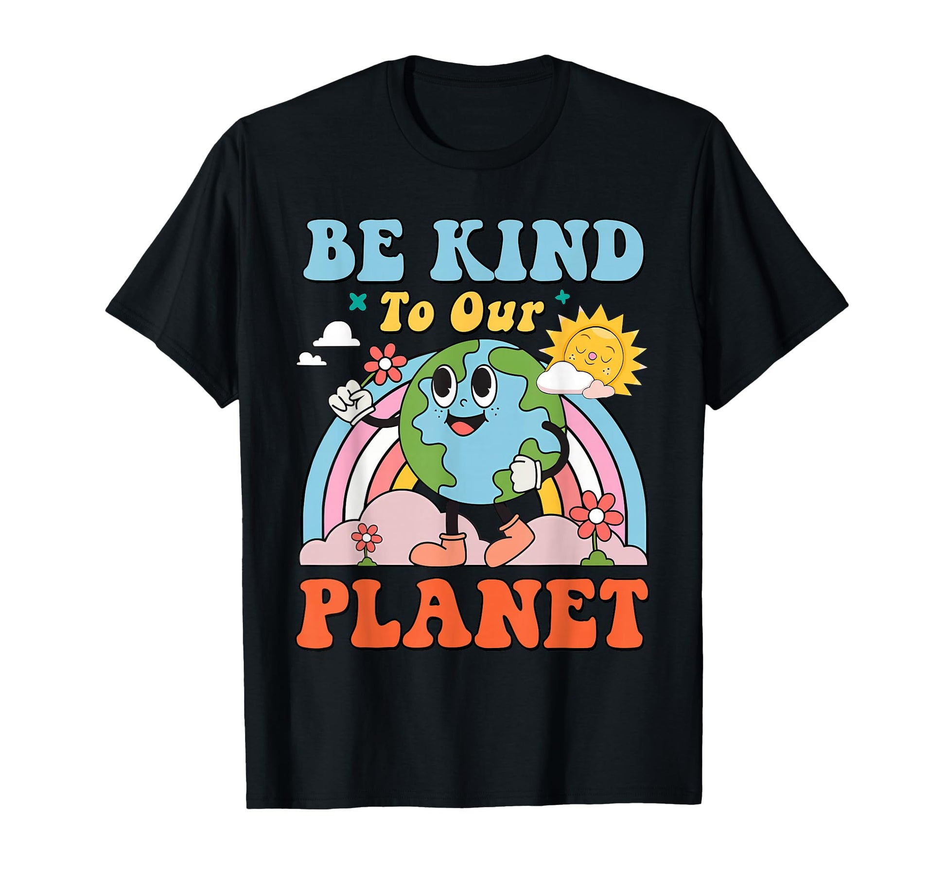Groovy Earth Day Anniversary Be Kind To T-Shirt - Trendy Graphic Men Women - T-Shirt, Sweatshirt, Hoodie