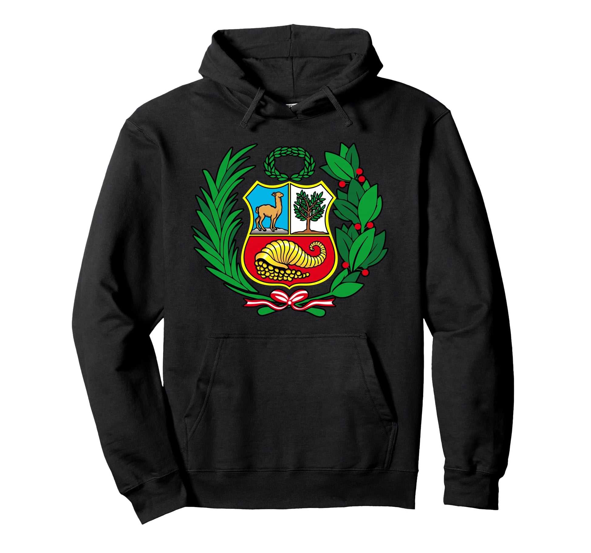 Peru Coat Arms Lima Cusco Hoodie - Casual Everyday Wear for Adults - T-Shirt, Sweatshirt, Hoodie