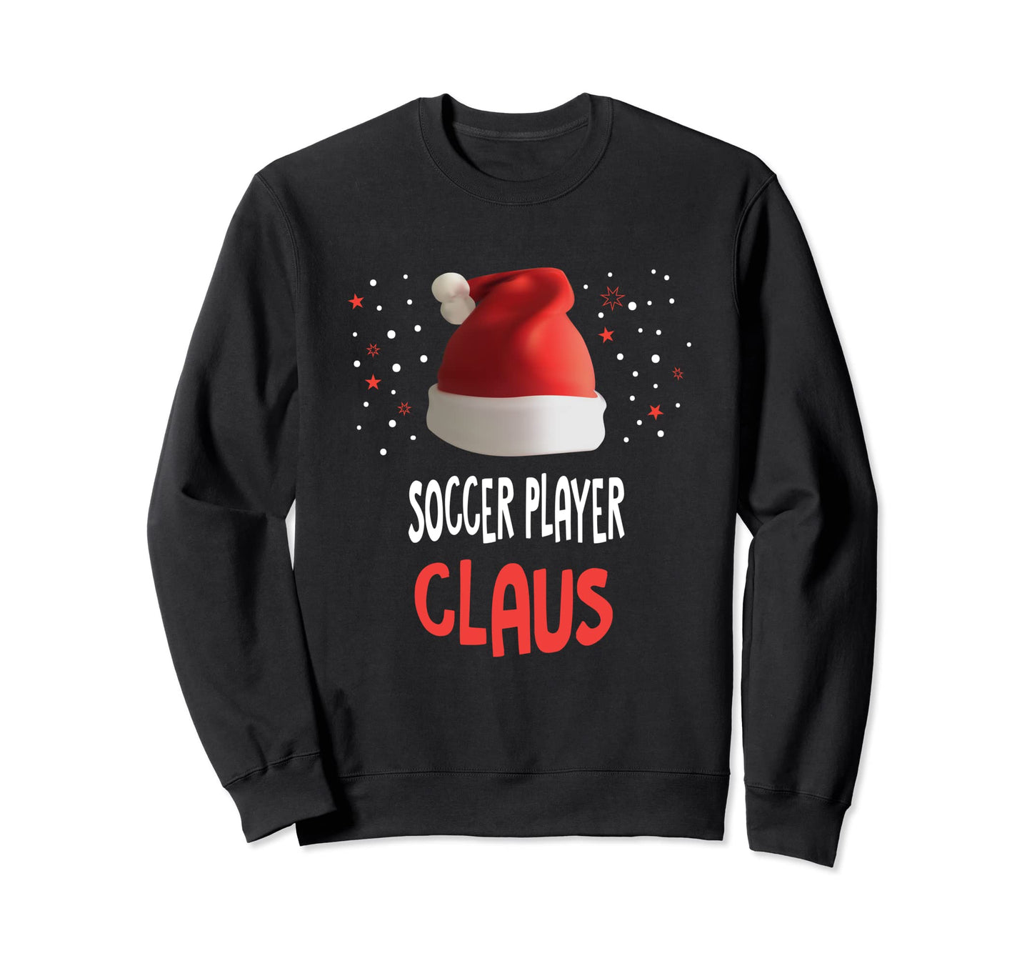Soccer Player Claus Soccer Lover Sweatshirt - Aesthetic Graphic for Adults - T-Shirt, Sweatshirt, Hoodie